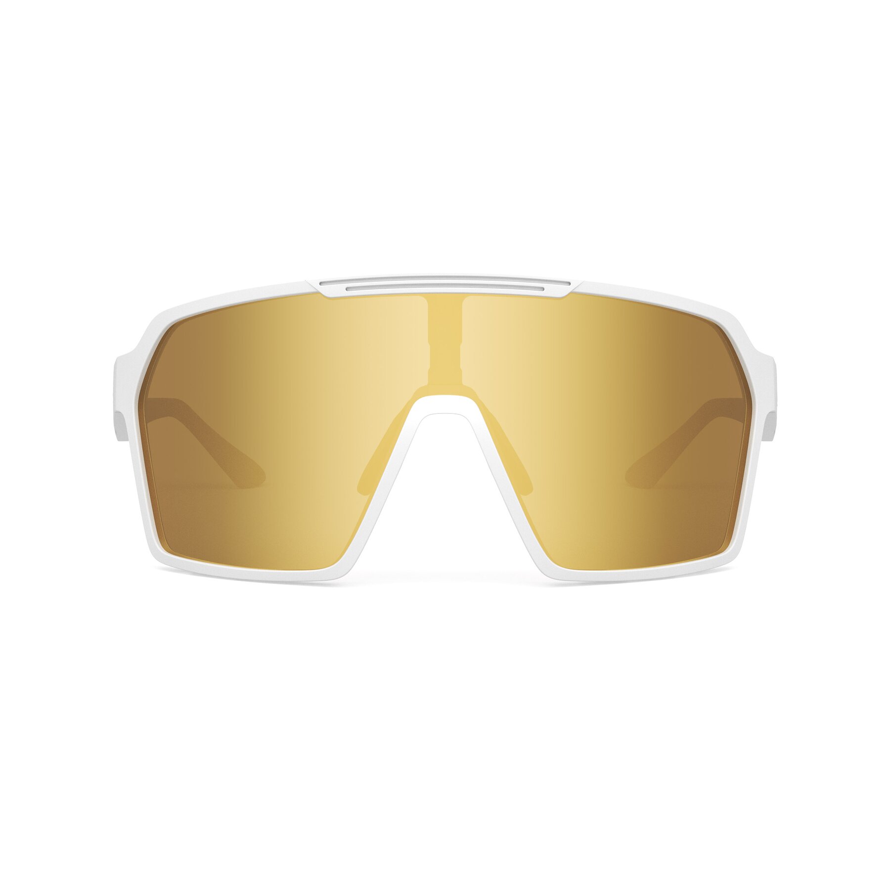 Front view of Flux XF with Standard Mirrored Lenses