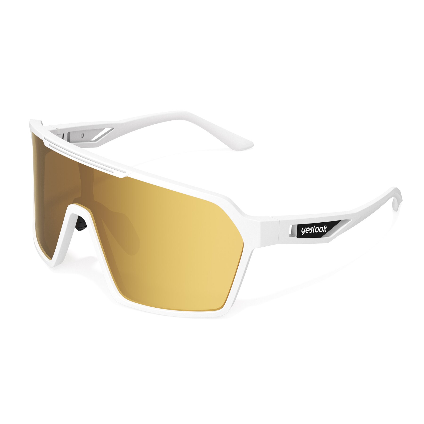 Side view of Flux XF with Standard Mirrored Lenses