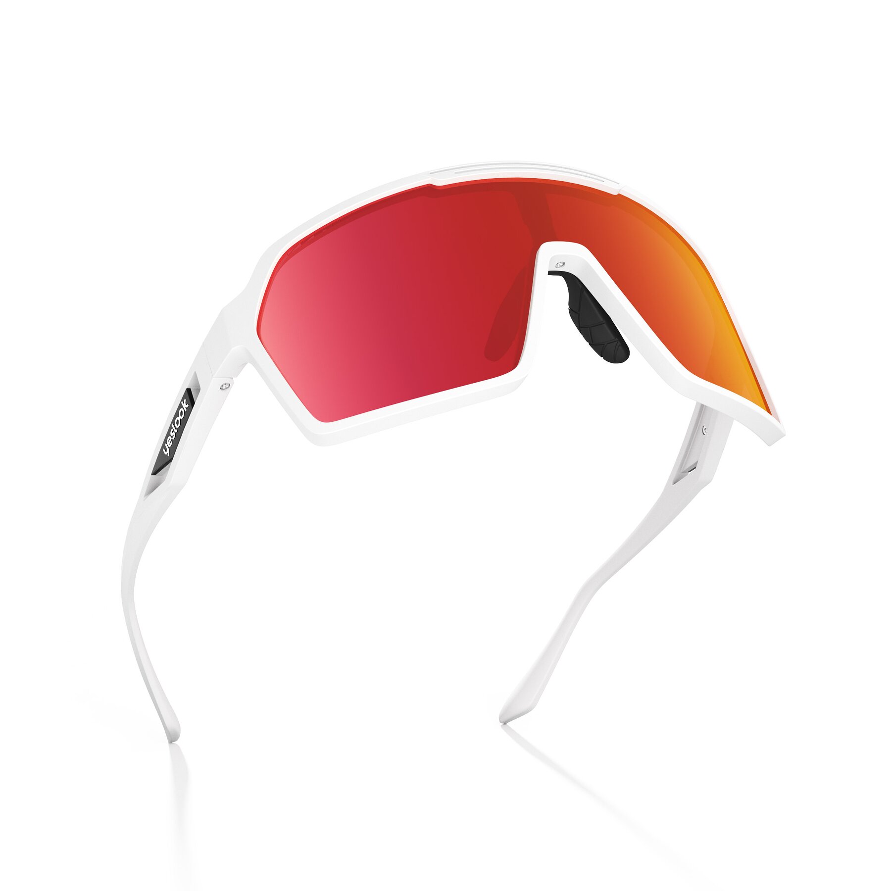 Three-quarter view of Flux XF with Standard Mirrored Lenses