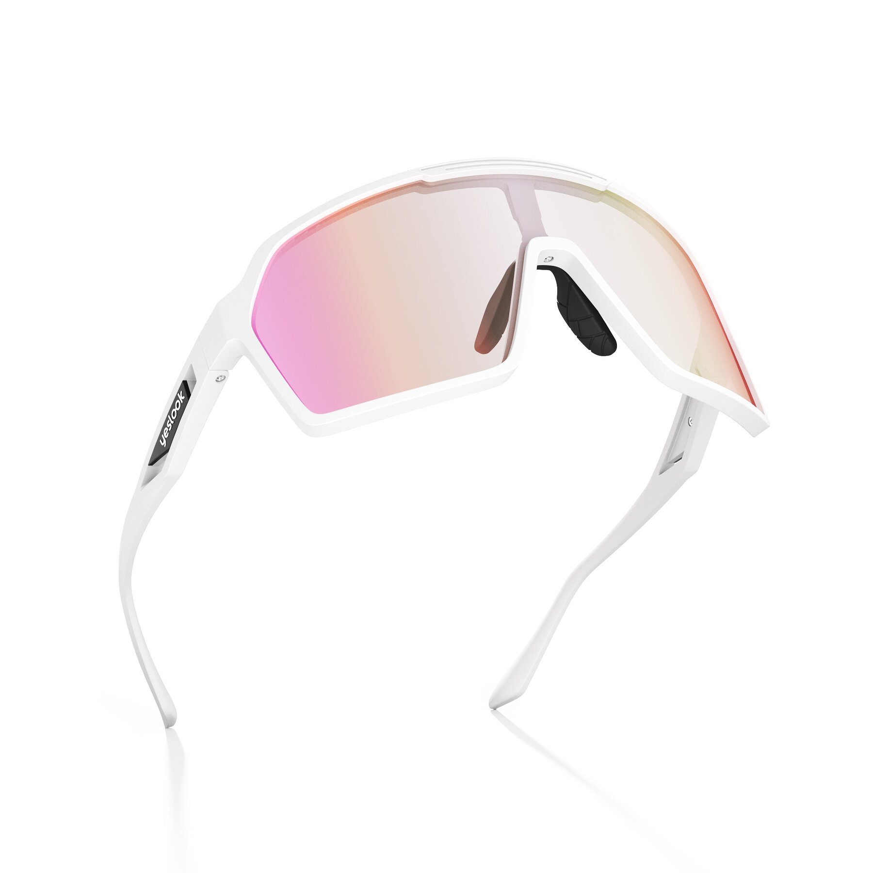 Three-quarter view of Flux XF with Photochromic Mirrored Lenses