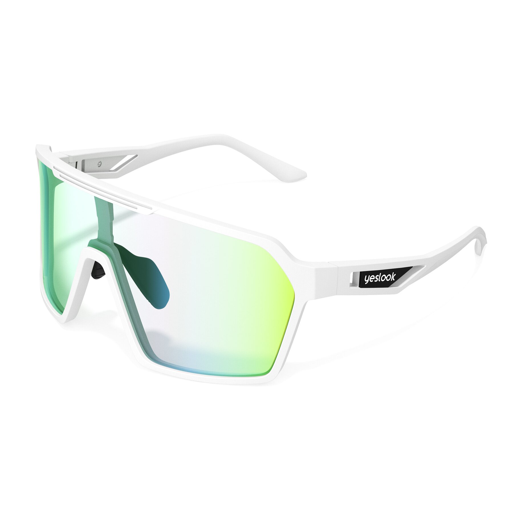 Side view of Flux XF with Photochromic Mirrored Lenses