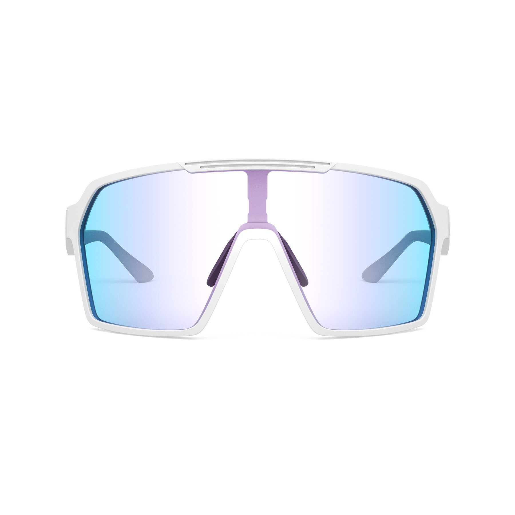 Front view of Flux XF with Photochromic Mirrored Lenses