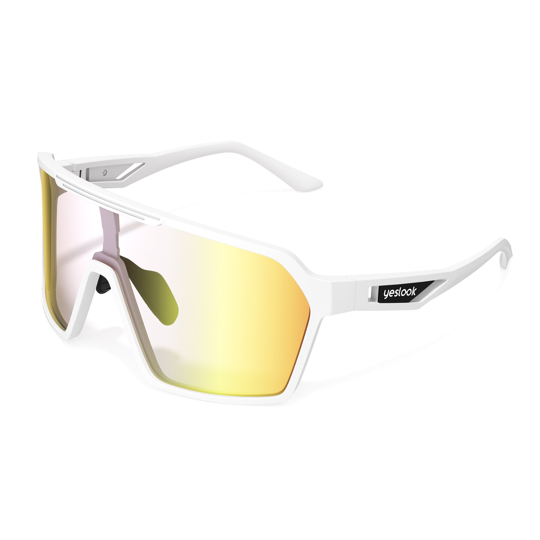 Side view of Flux XF with Photochromic Mirrored Lenses