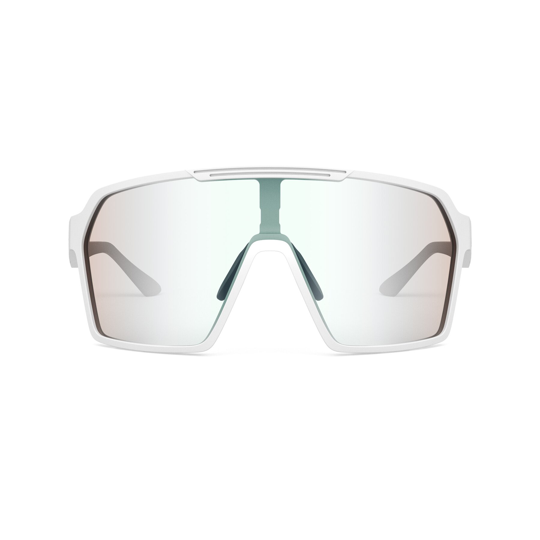 Front view of Flux XF with Photochromic Mirrored Lenses