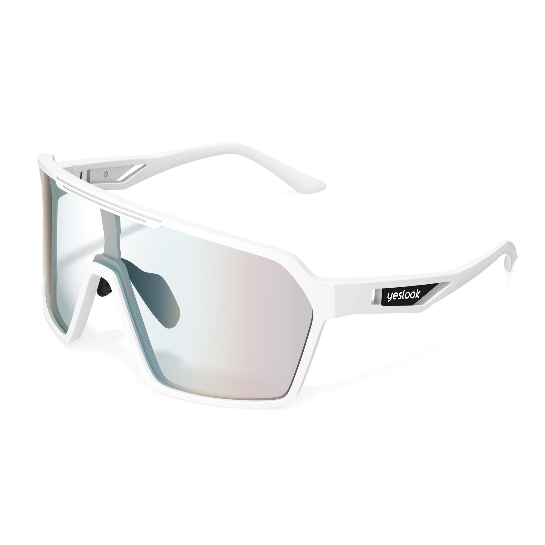 Side view of Flux XF with Photochromic Mirrored Lenses