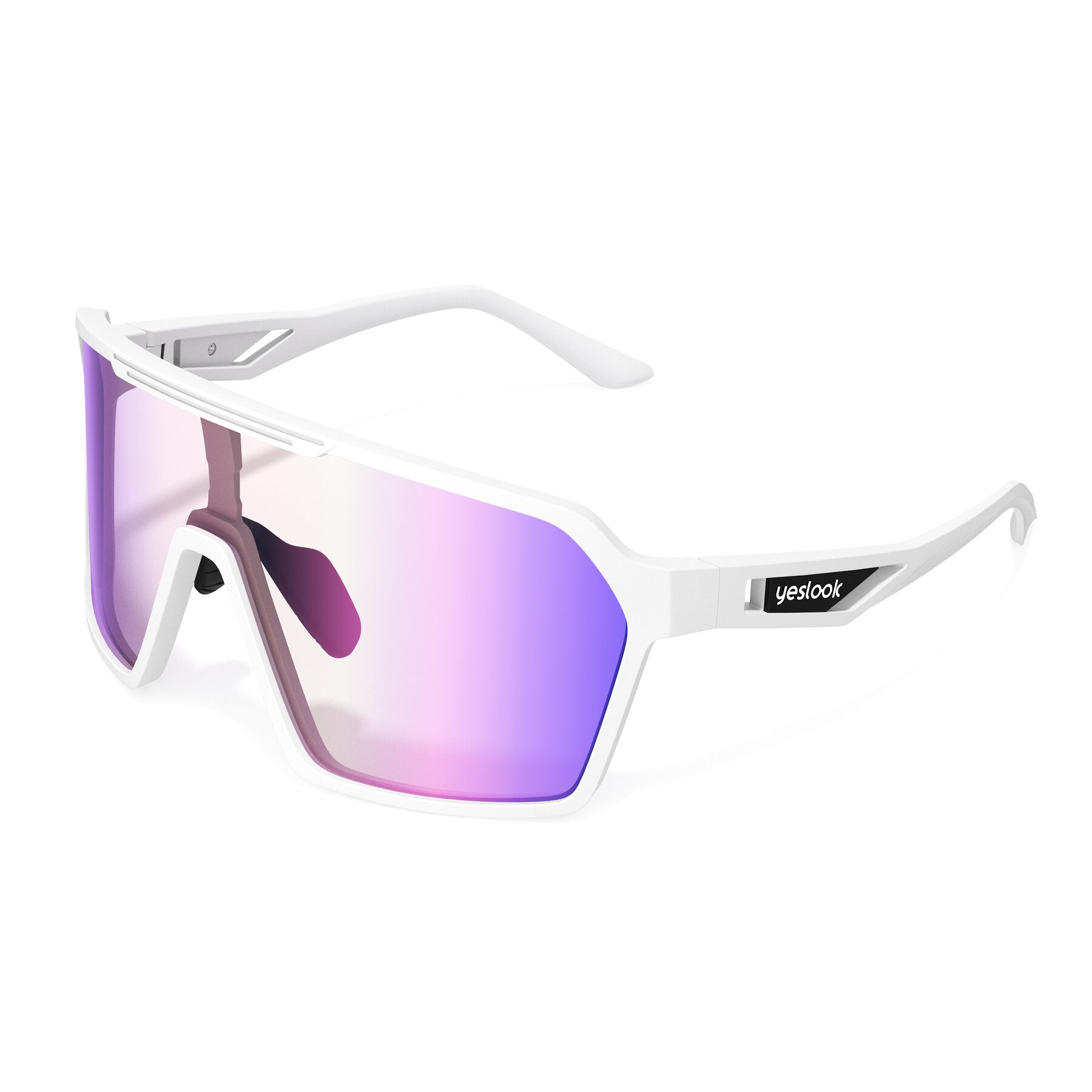 Side view of Flux XF with Photochromic Mirrored Lenses
