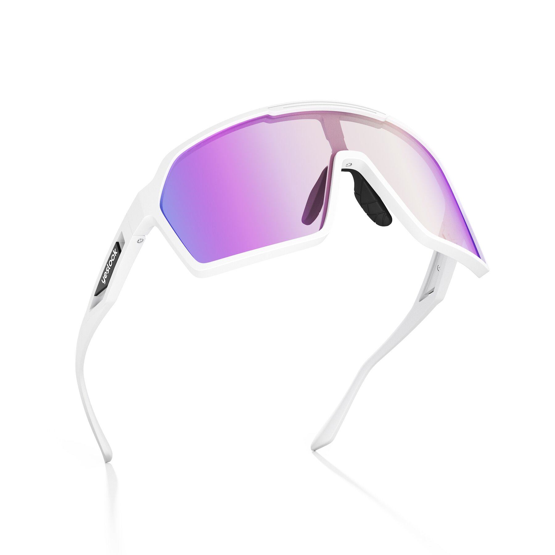 Three-quarter view of Flux XF with Photochromic Mirrored Lenses