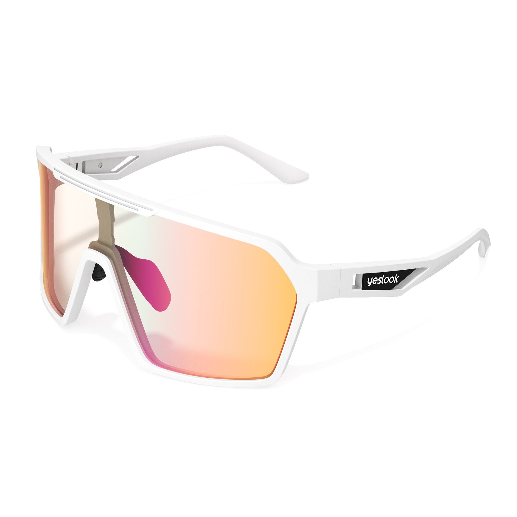 Side view of Flux XF with Photochromic Mirrored Lenses