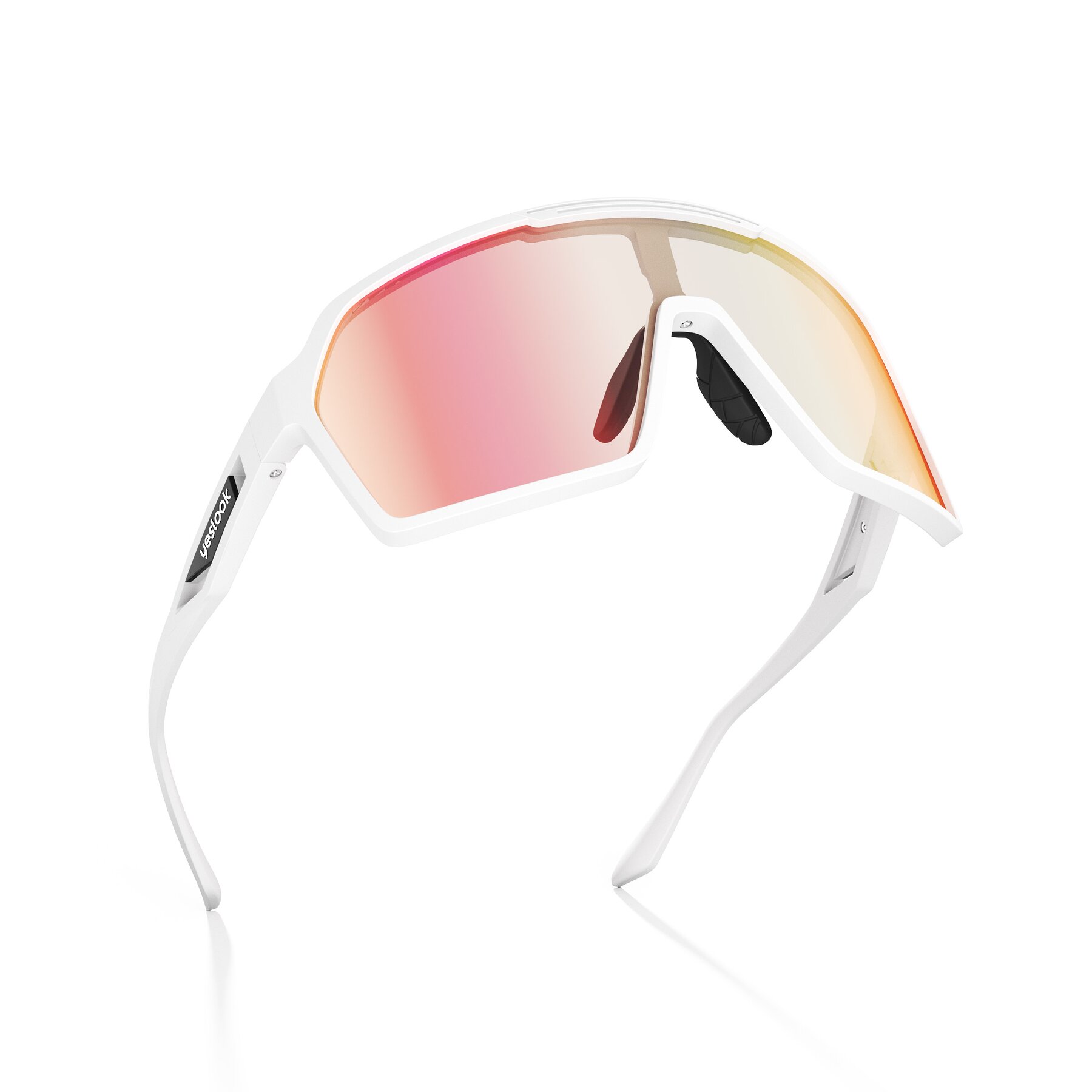 Three-quarter view of Flux XF with Photochromic Mirrored Lenses