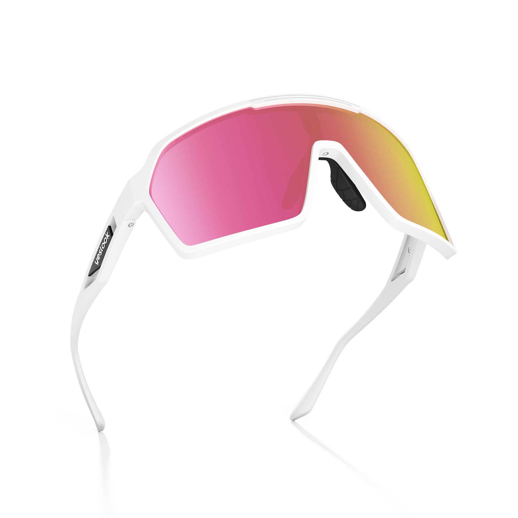 Three-quarter view of Flux XF with Polarized Mirrored Lenses