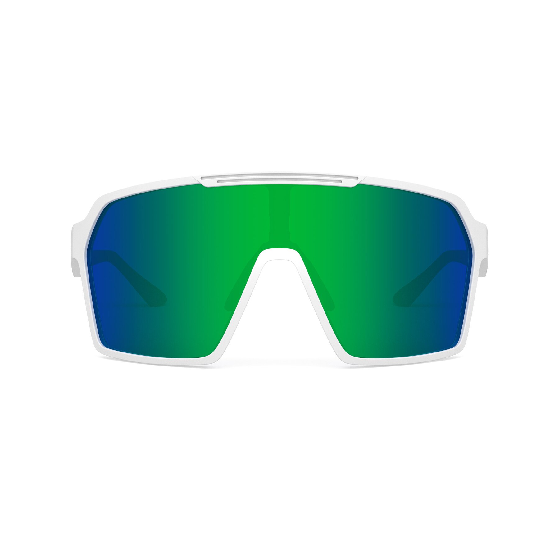 Front view of Flux XF with Polarized Mirrored Lenses