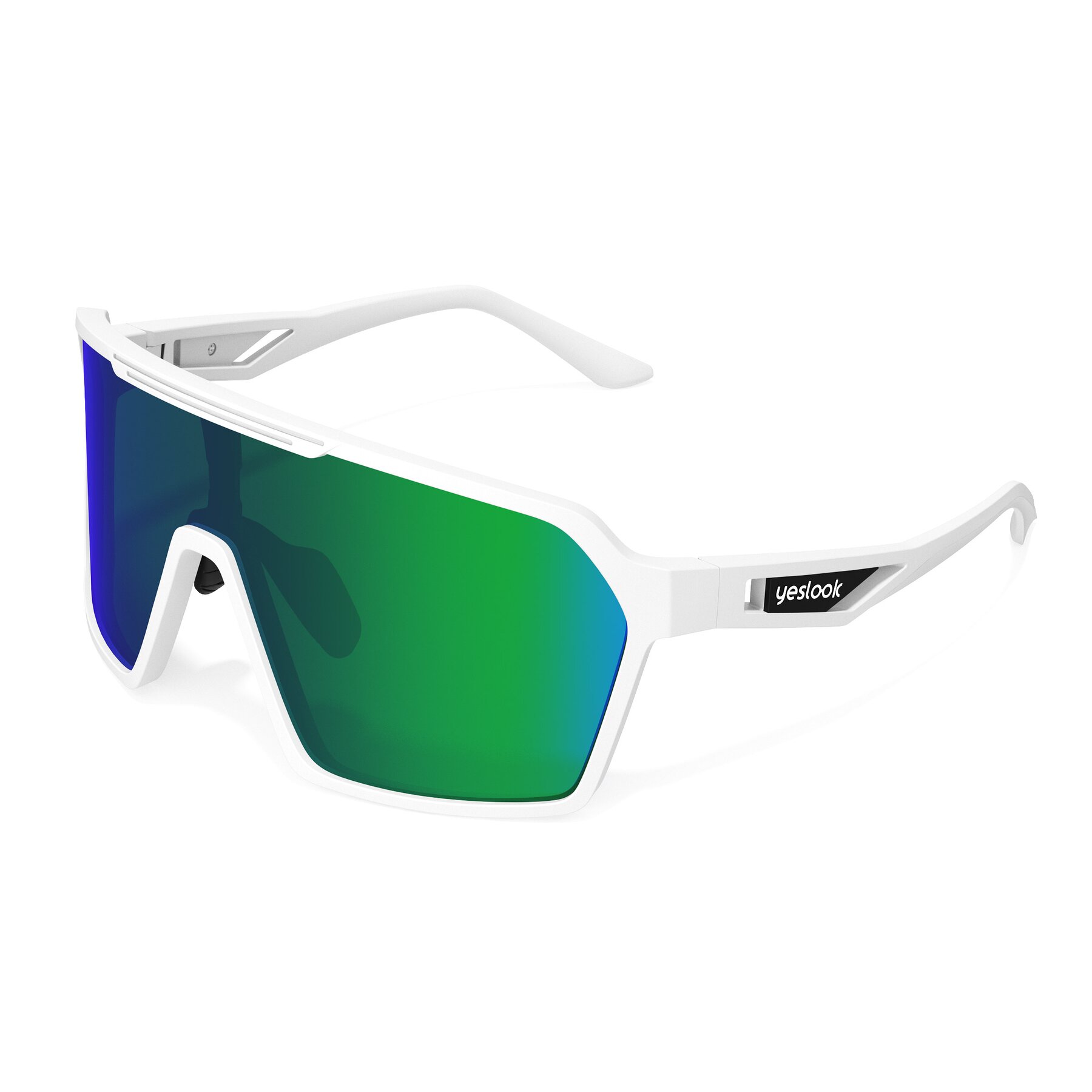 Side view of Flux XF with Polarized Mirrored Lenses