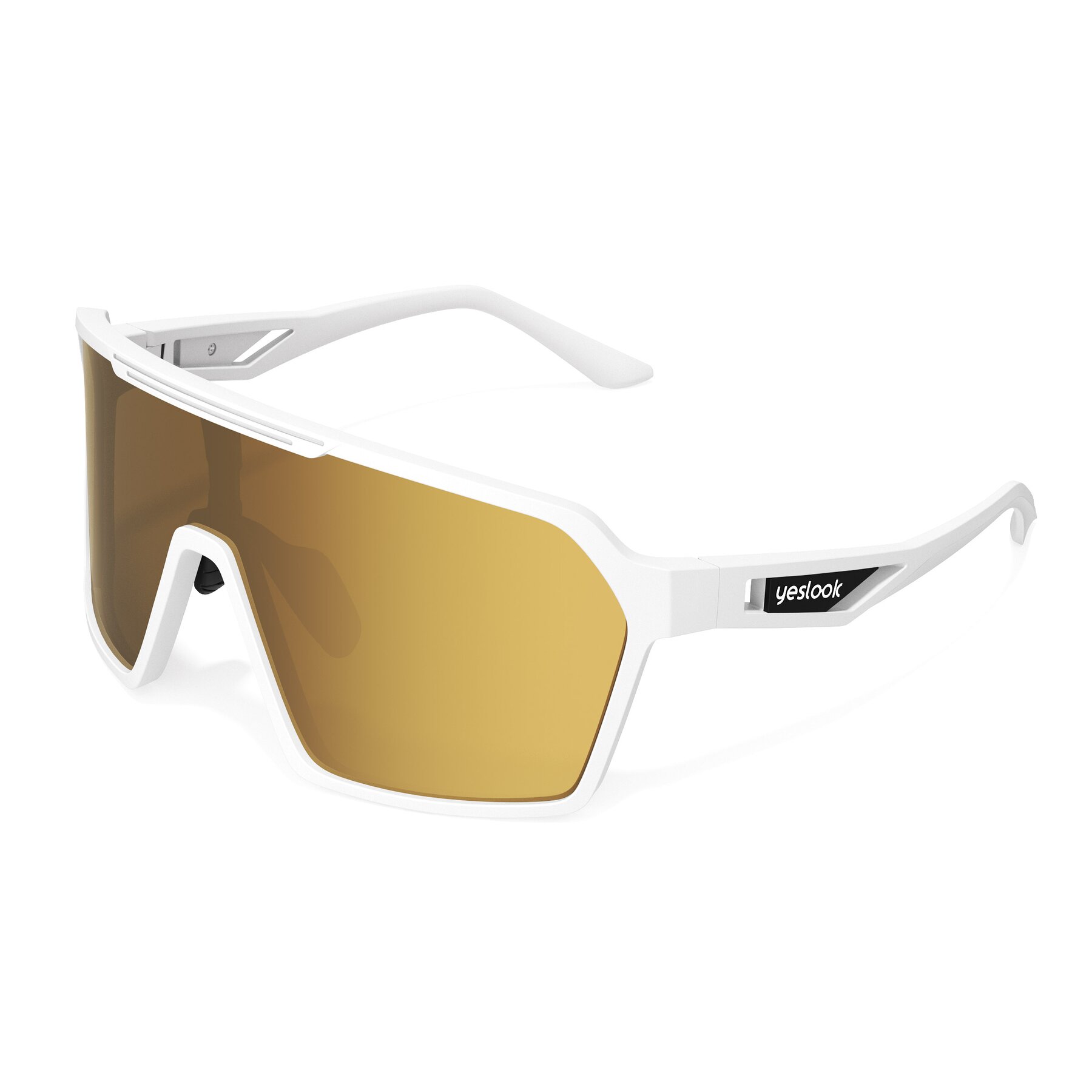 Side view of Flux XF with Polarized Mirrored Lenses