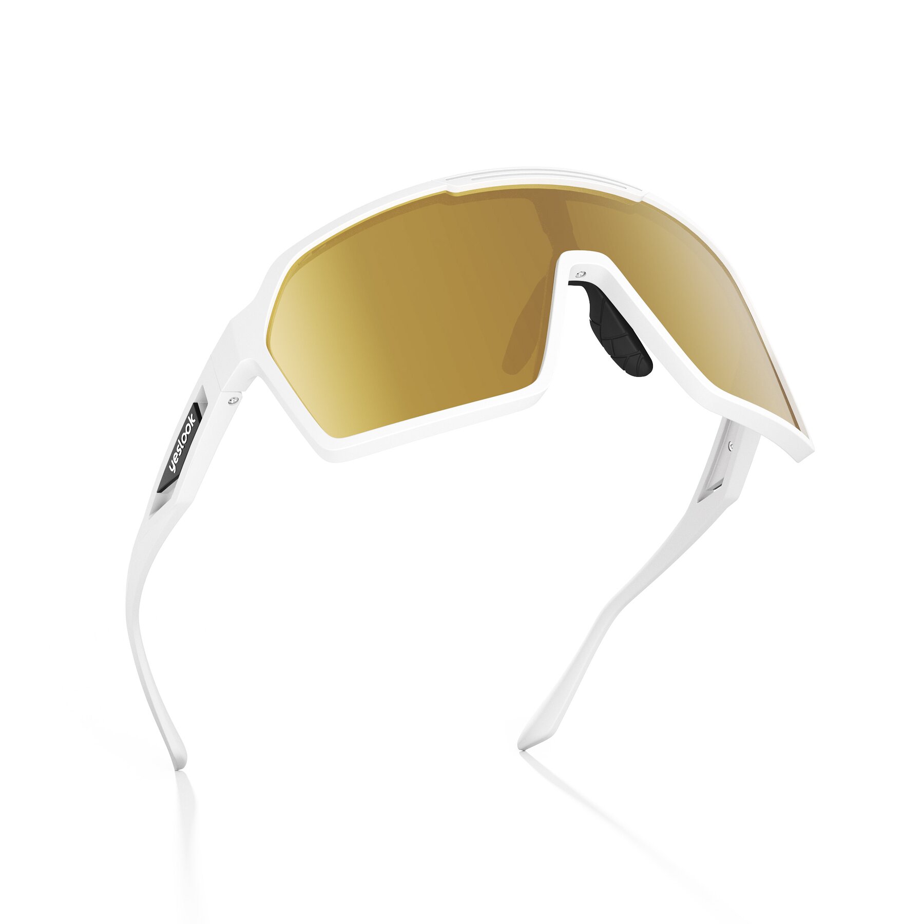 Three-quarter view of Flux XF with Polarized Mirrored Lenses