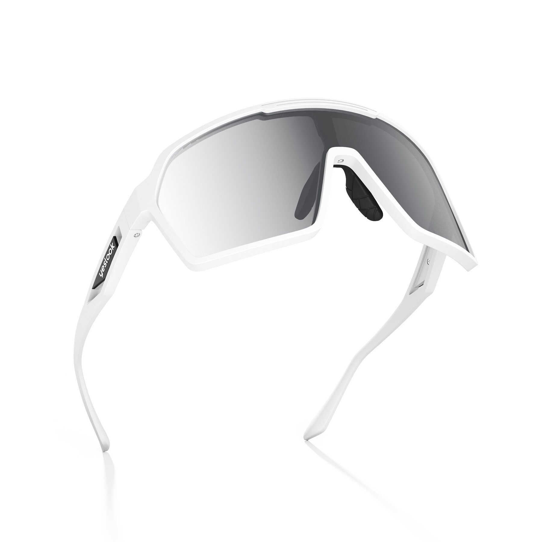 Three-quarter view of Flux XF with Polarized Mirrored Lenses