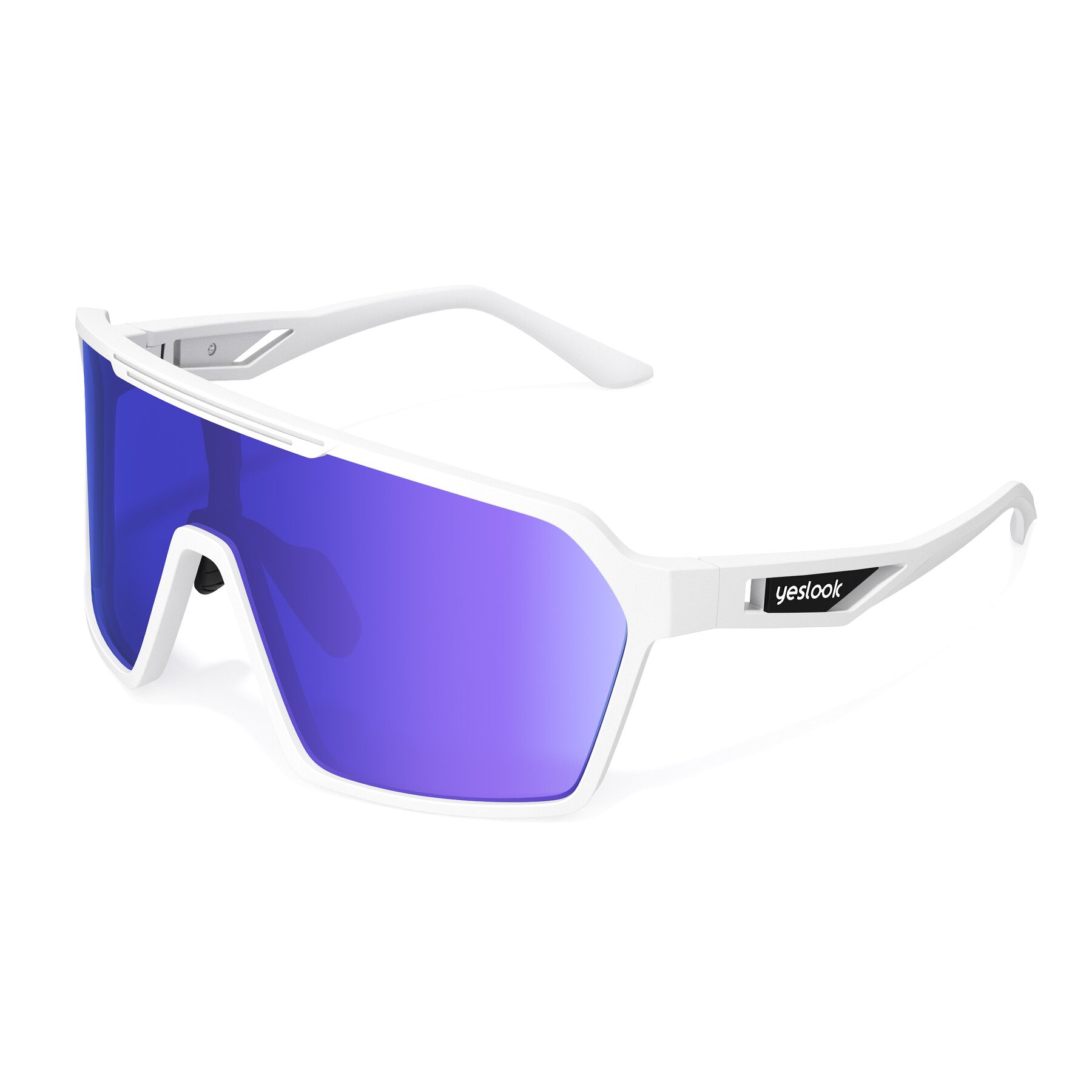 Side view of Flux XF with Polarized Mirrored Lenses
