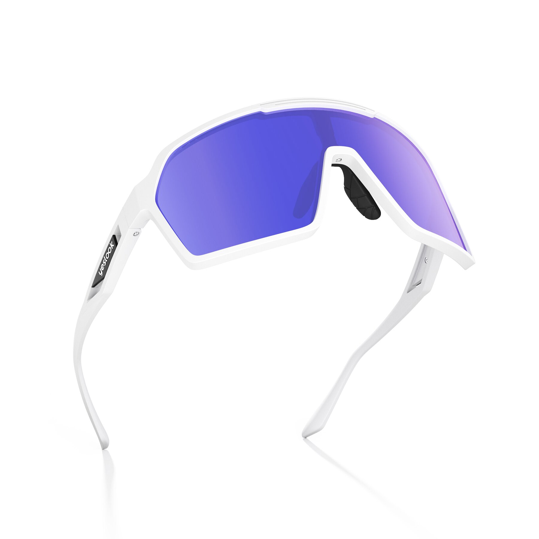 Three-quarter view of Flux XF with Polarized Mirrored Lenses