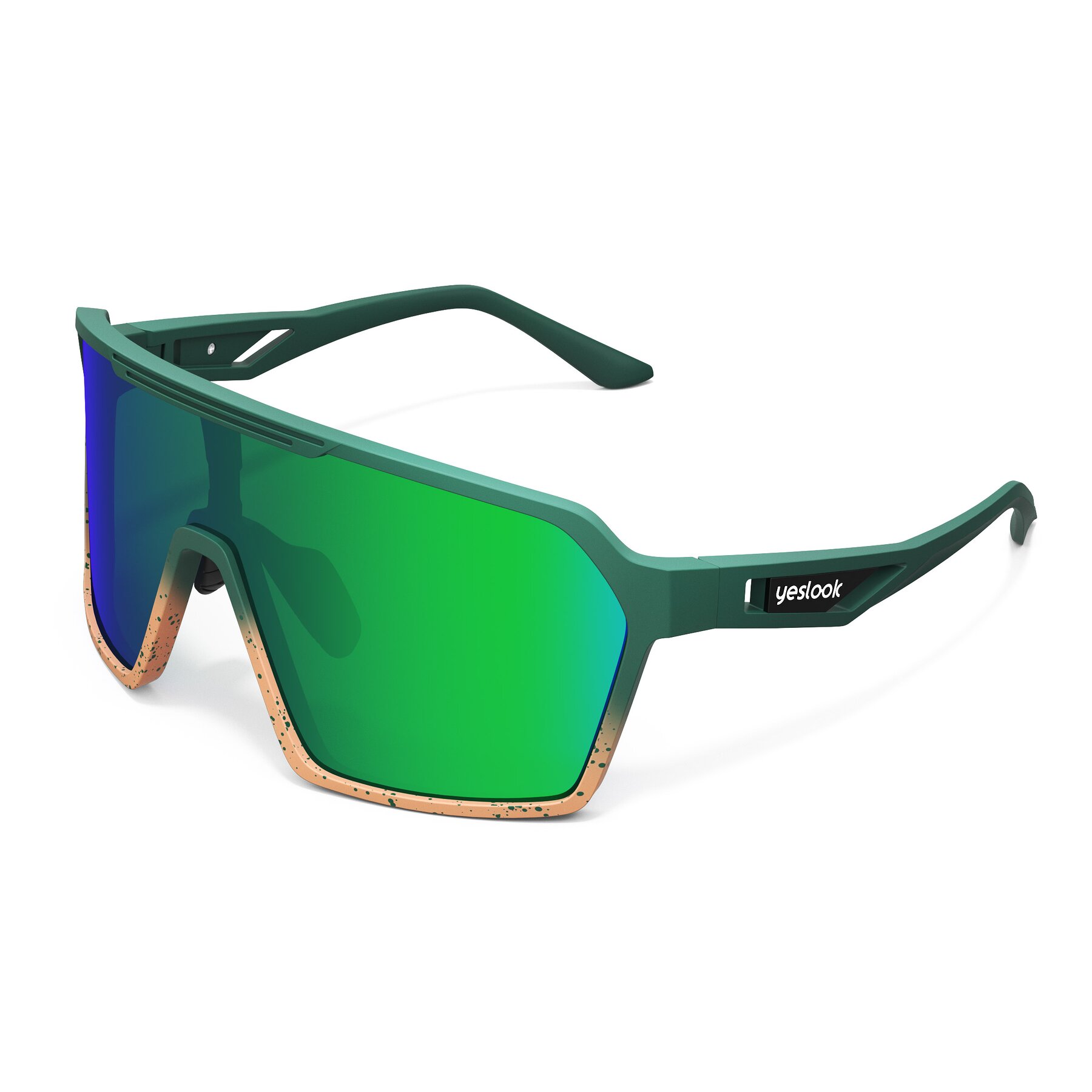 Side view of Flux XF with Standard Mirrored Lenses