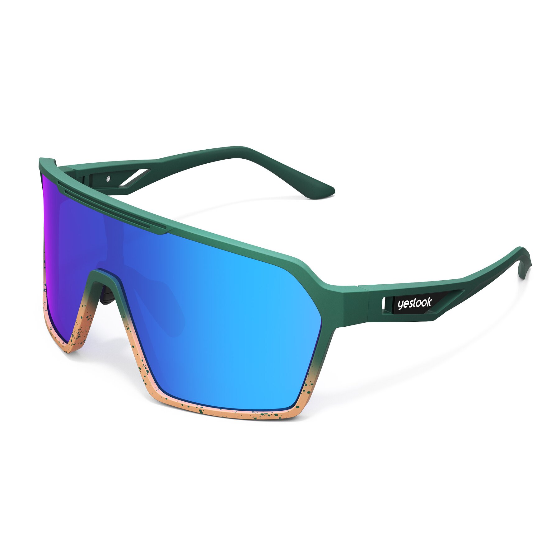 Side view of Flux XF with Standard Mirrored Lenses
