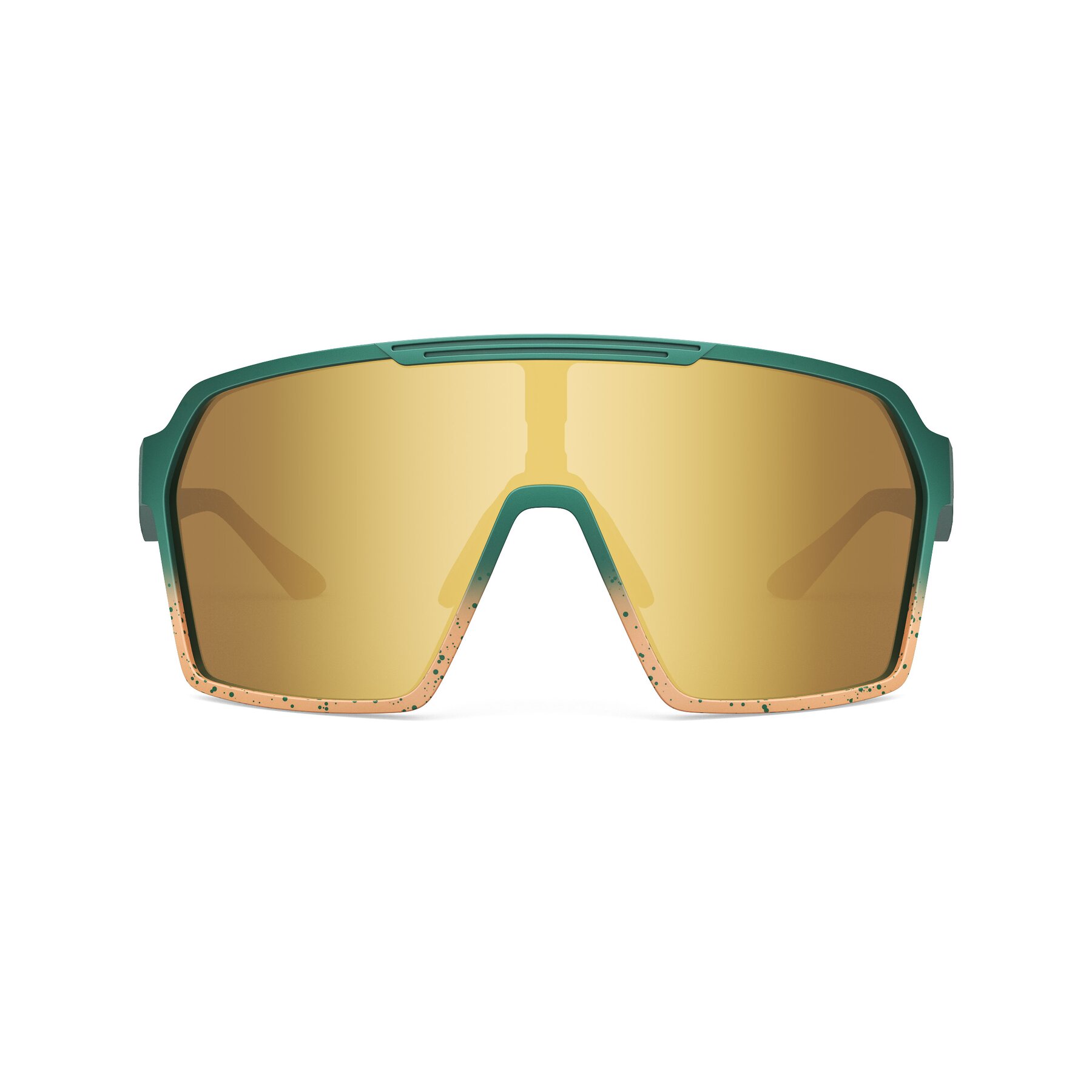 Front view of Flux XF with Standard Mirrored Lenses