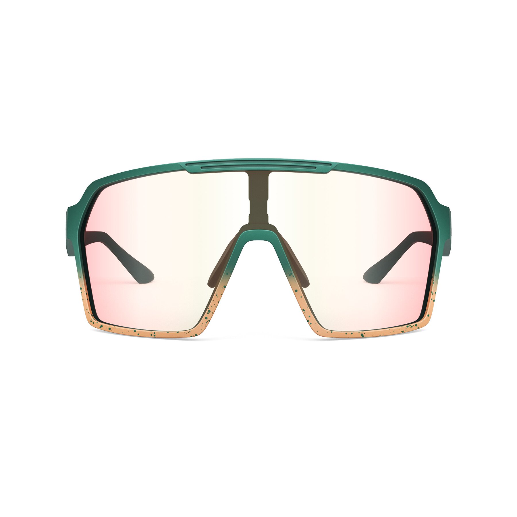 Front view of Flux XF with Photochromic Mirrored Lenses