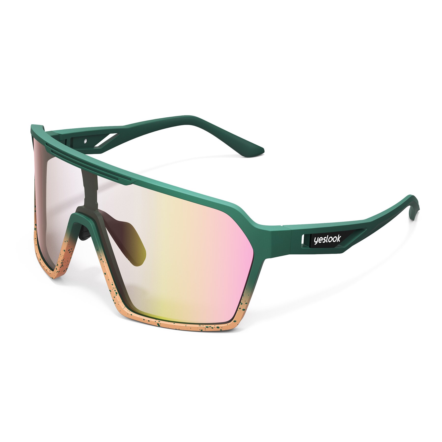 Side view of Flux XF with Photochromic Mirrored Lenses