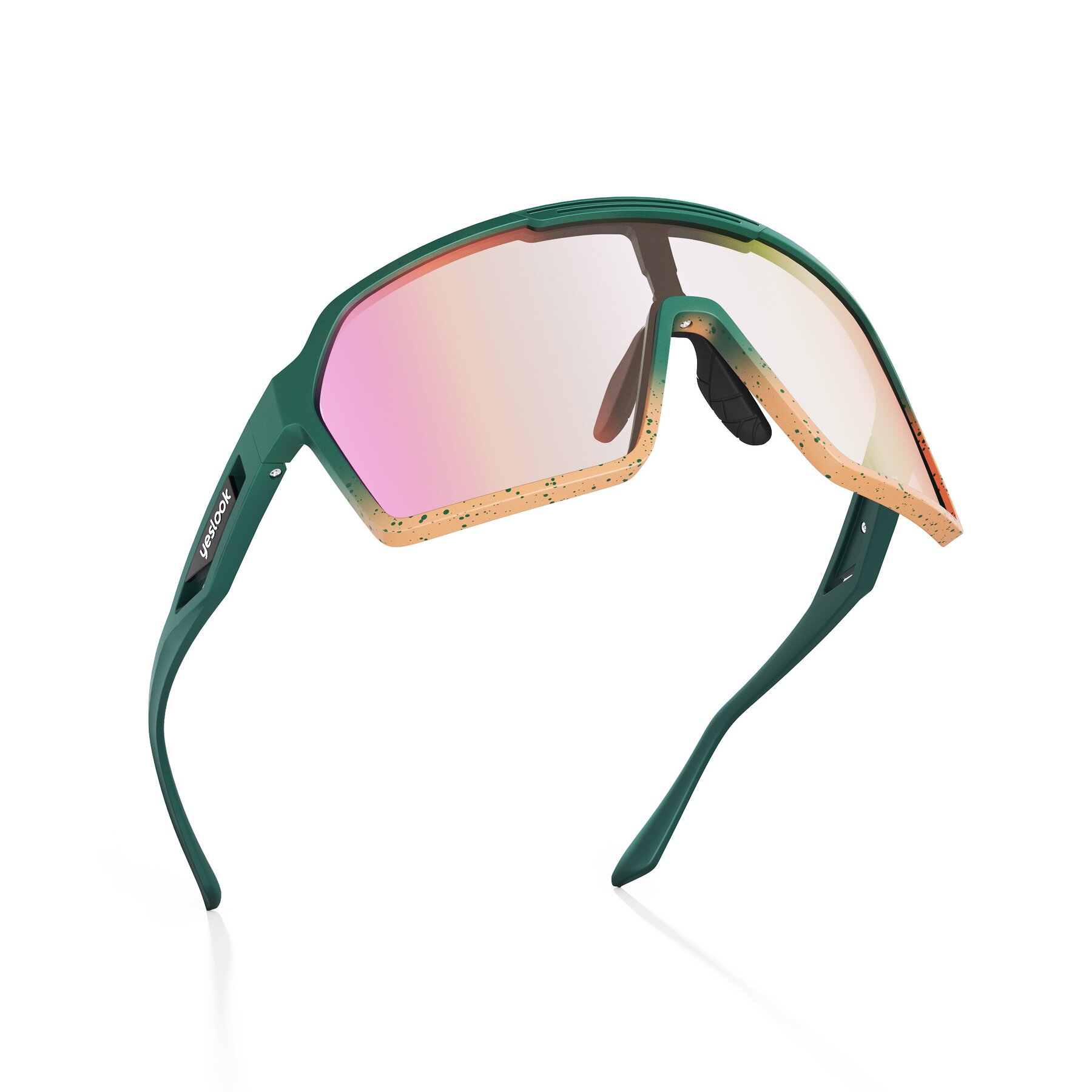 Three-quarter view of Flux XF with Photochromic Mirrored Lenses