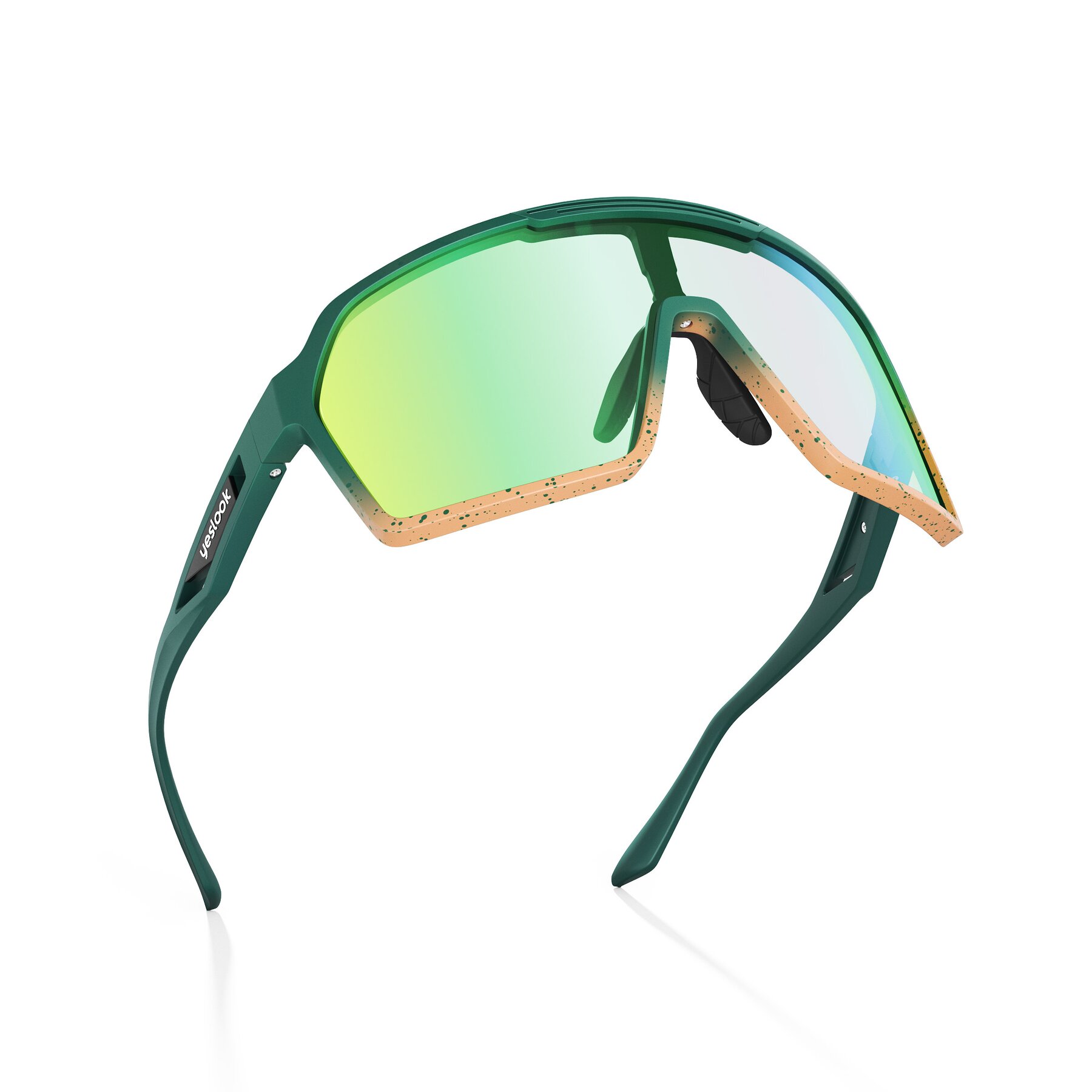 Three-quarter view of Flux XF with Photochromic Mirrored Lenses
