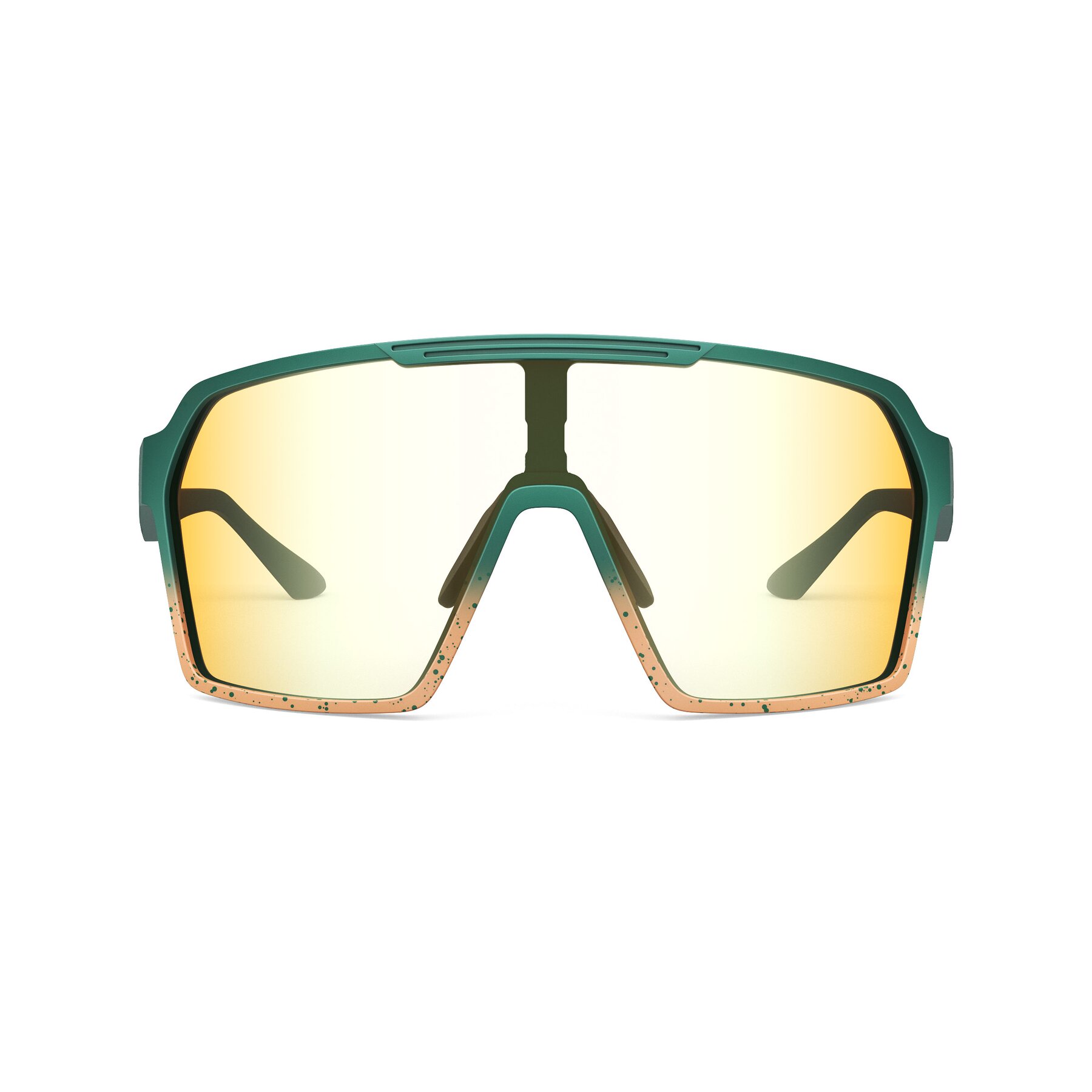 Front view of Flux XF with Photochromic Mirrored Lenses