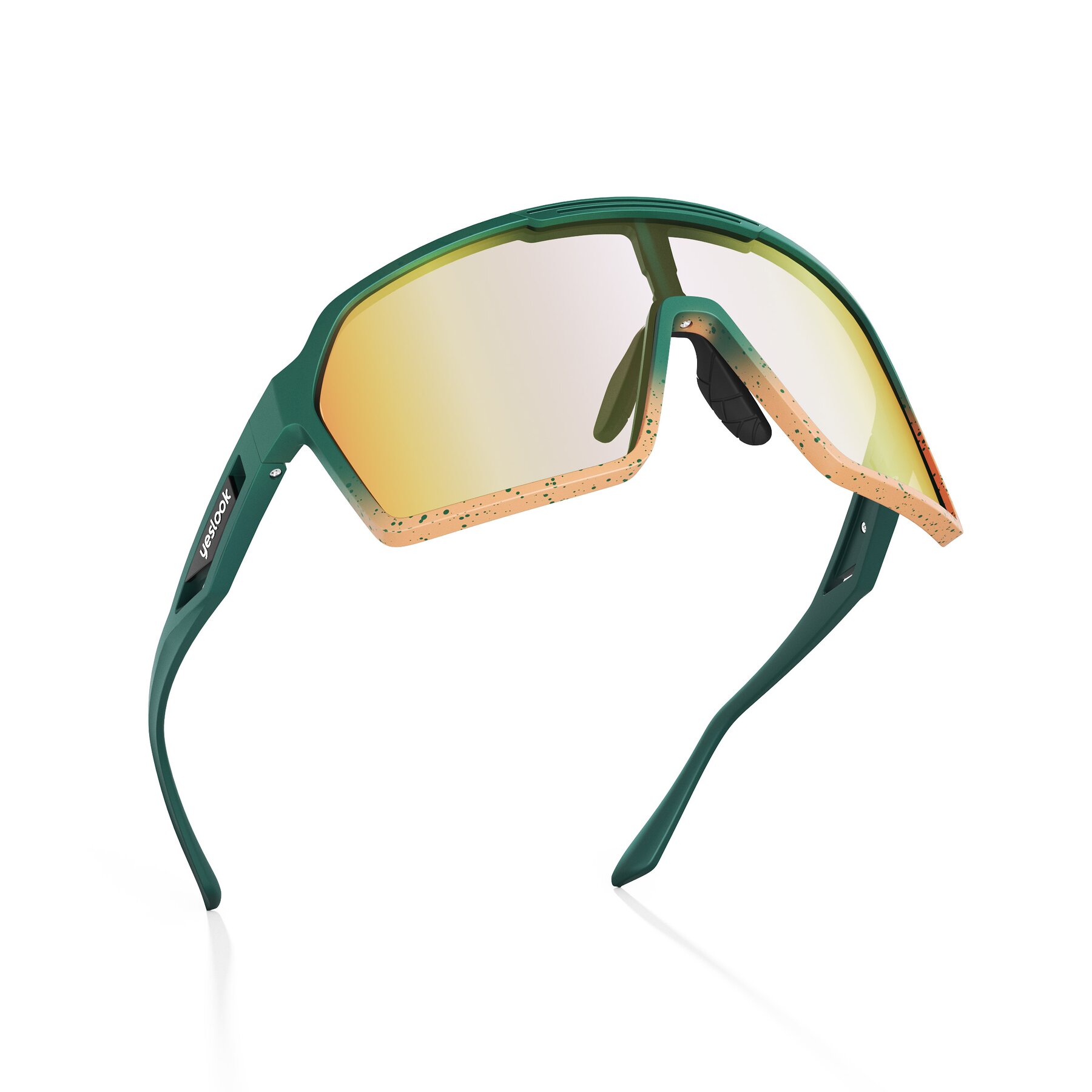 Three-quarter view of Flux XF with Photochromic Mirrored Lenses