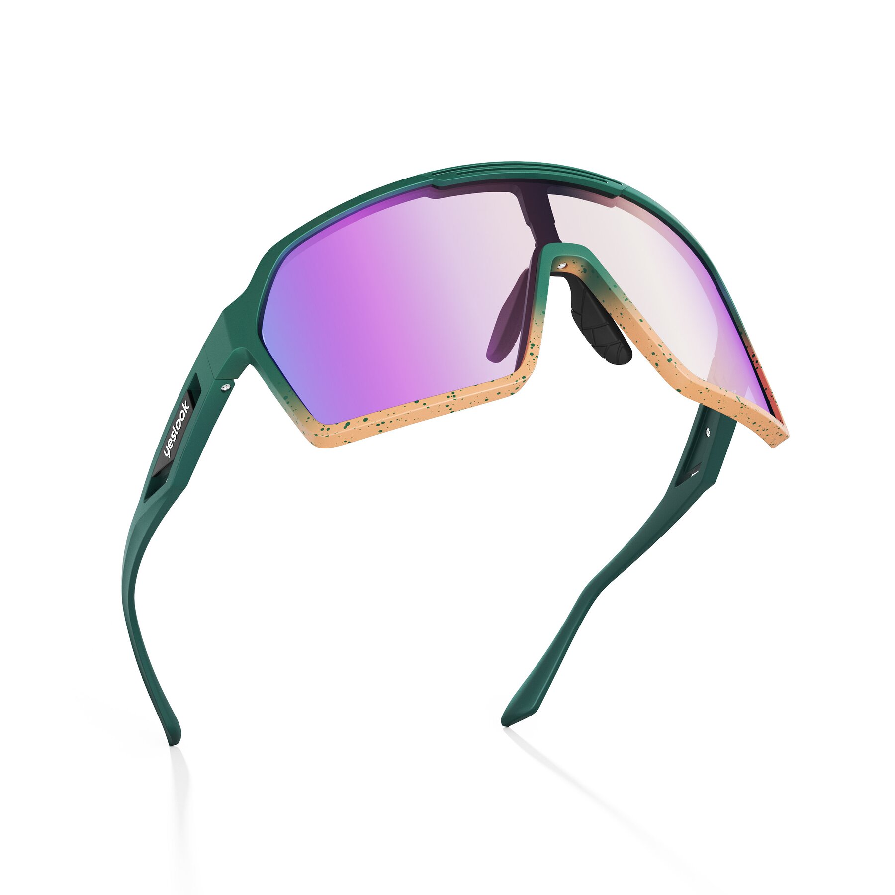 Three-quarter view of Flux XF with Photochromic Mirrored Lenses