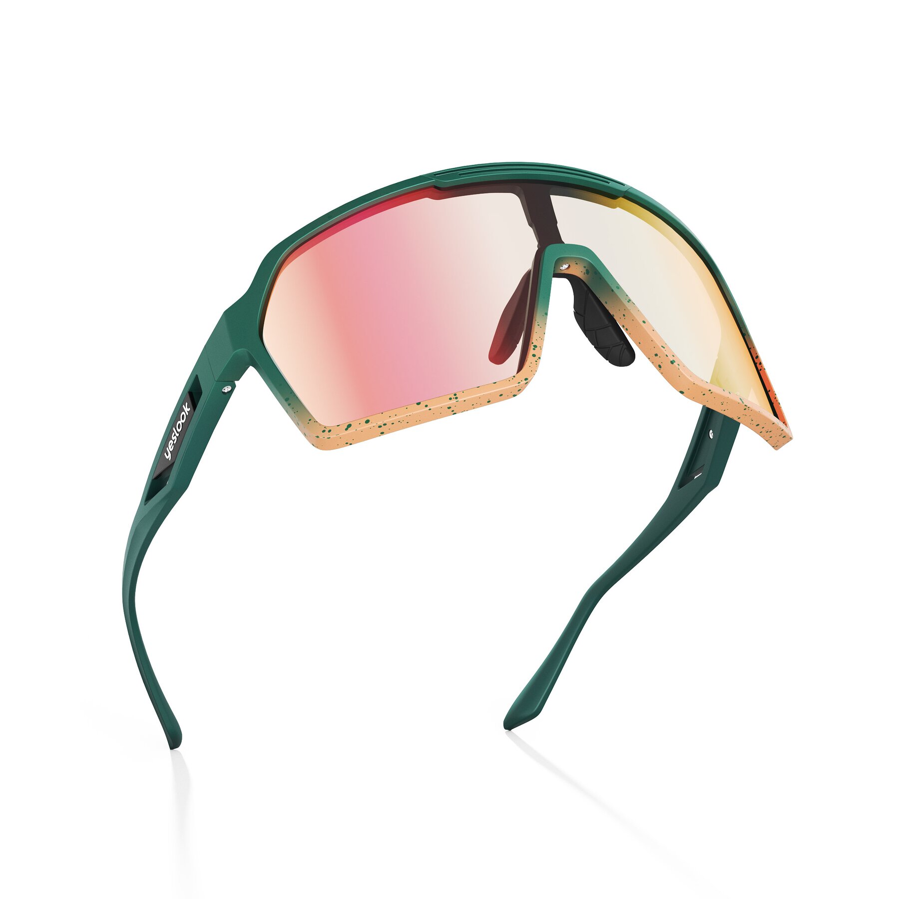 Three-quarter view of Flux XF with Photochromic Mirrored Lenses
