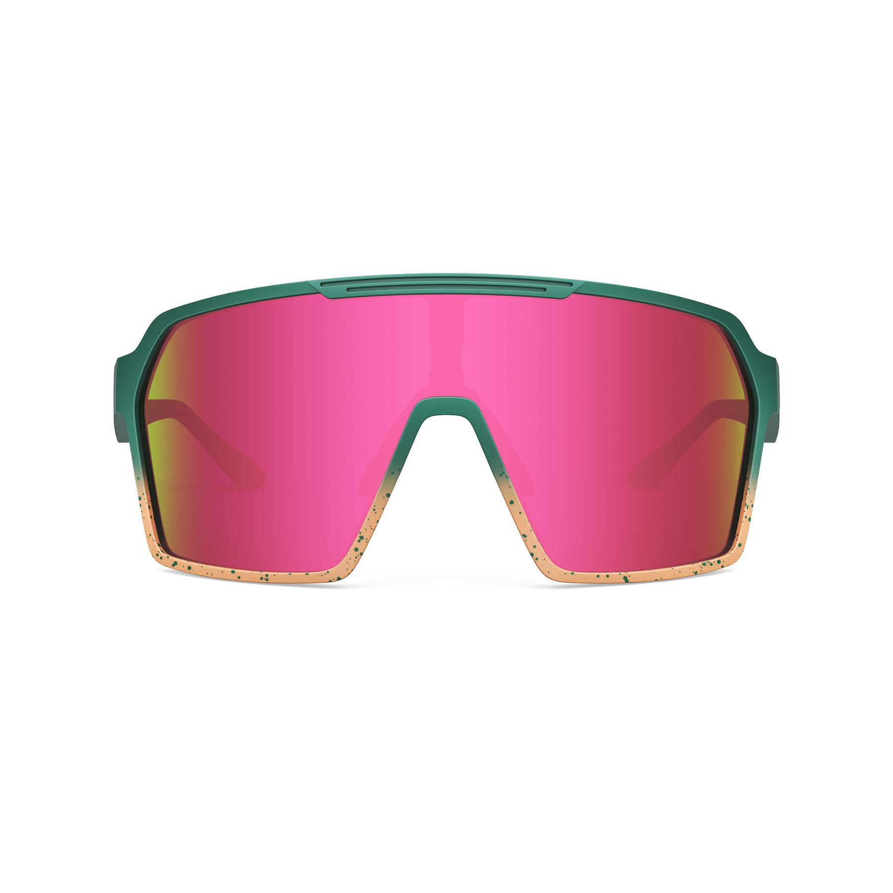Front view of Flux XF with Polarized Mirrored Lenses