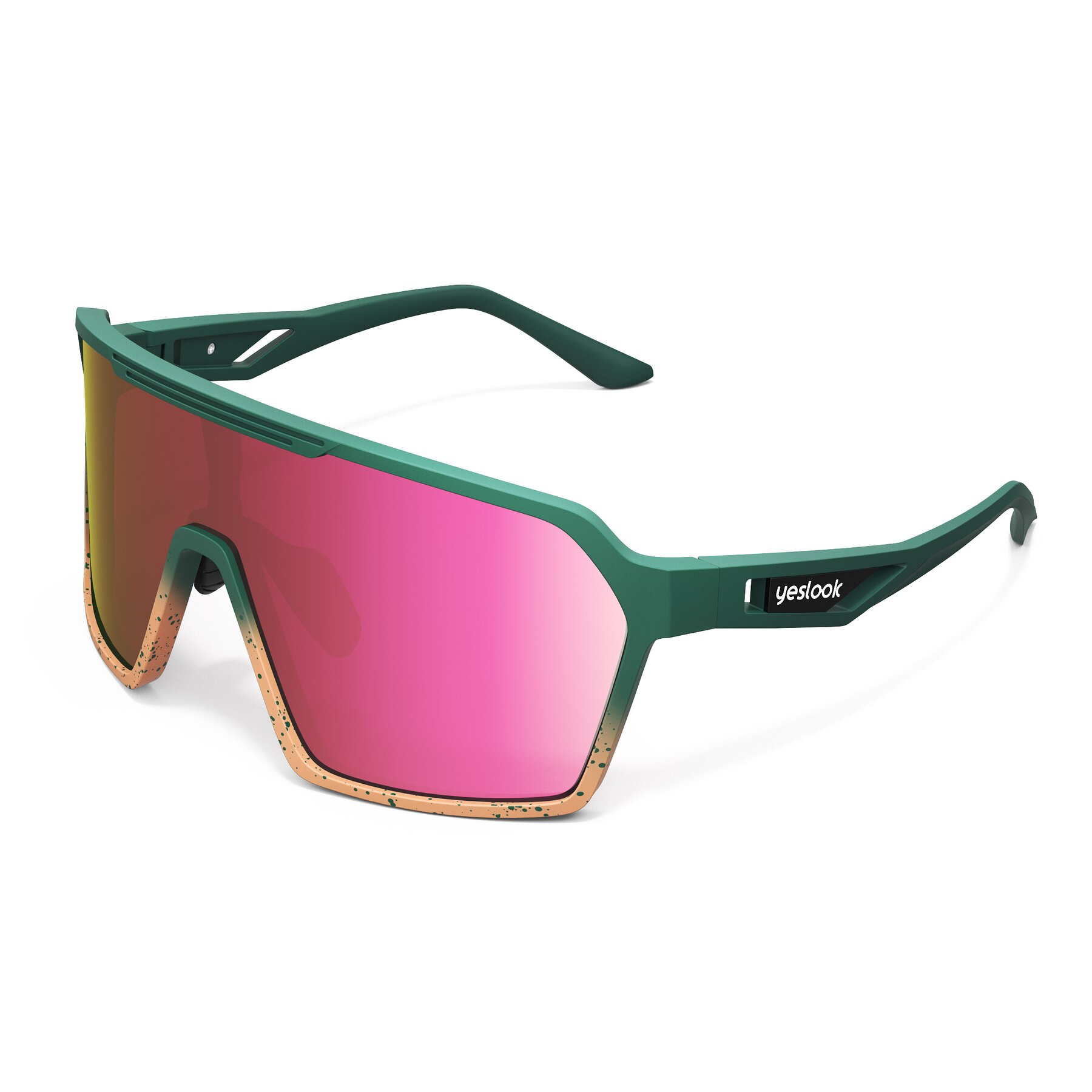 Side view of Flux XF with Polarized Mirrored Lenses