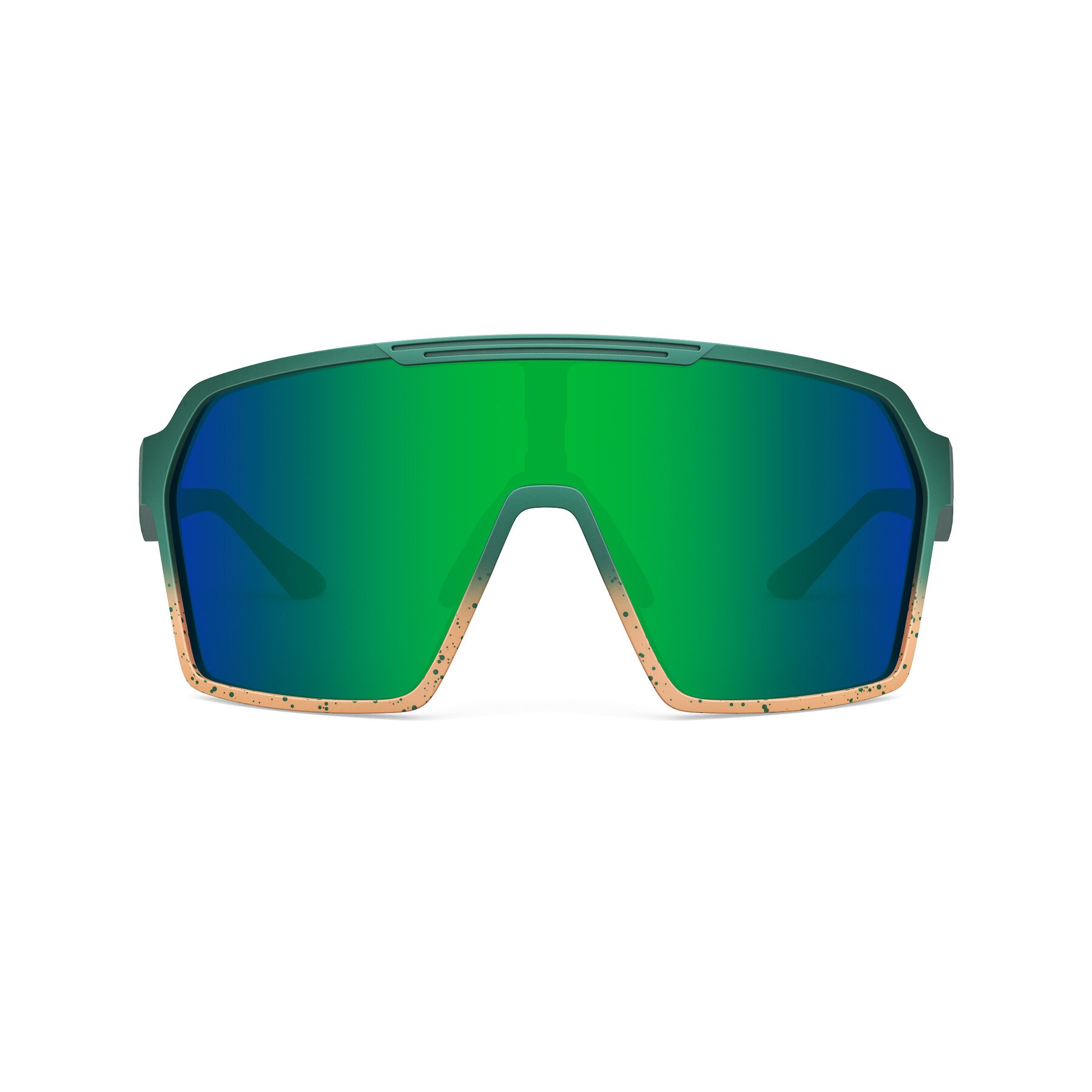 Front view of Flux XF with Polarized Mirrored Lenses