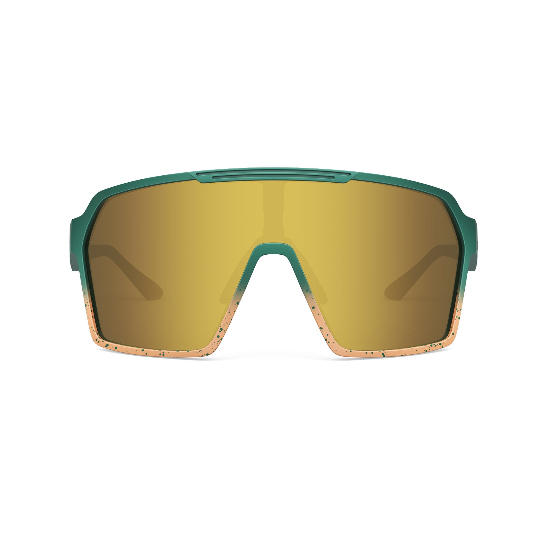 Front view of Flux XF with Polarized Mirrored Lenses