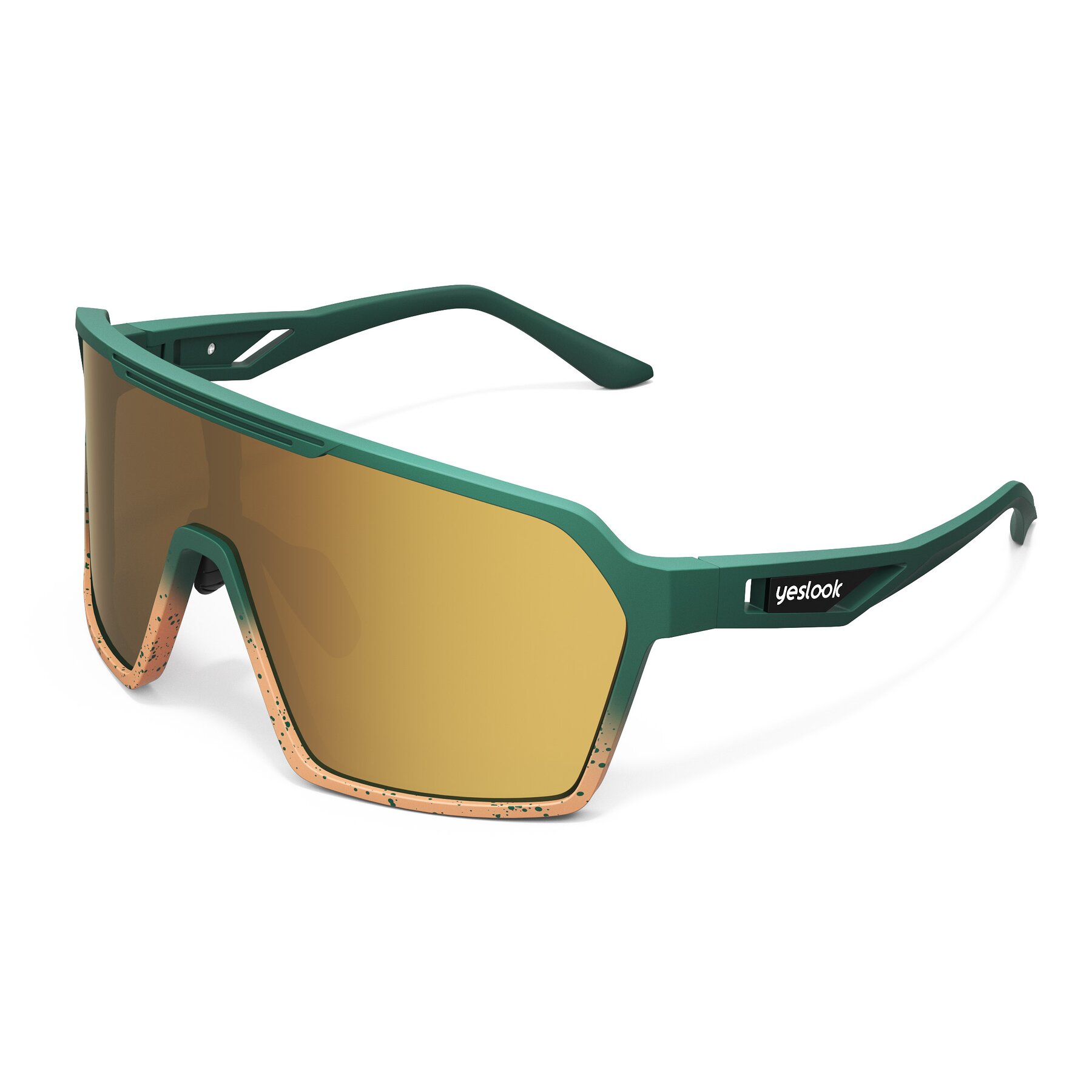 Side view of Flux XF with Polarized Mirrored Lenses