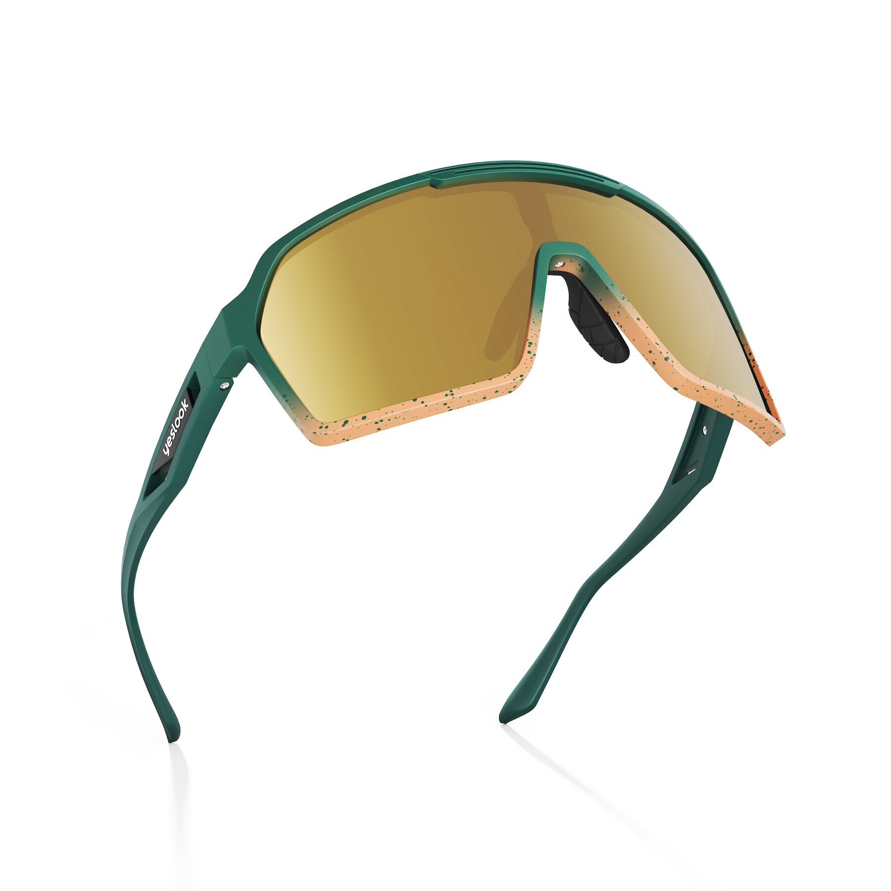 Three-quarter view of Flux XF with Polarized Mirrored Lenses