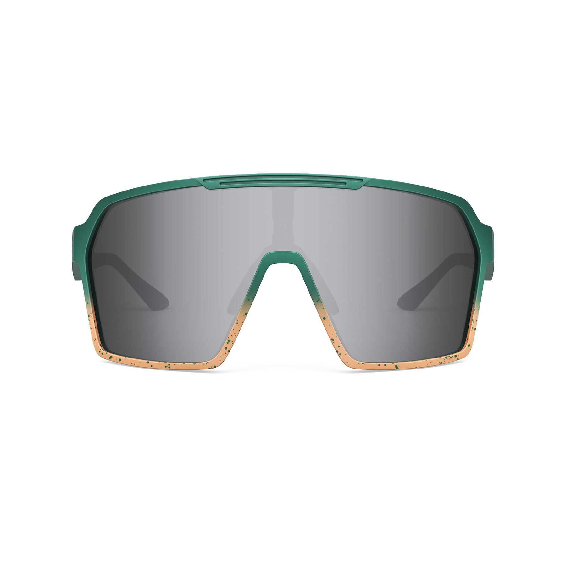 Front view of Flux XF with Polarized Mirrored Lenses