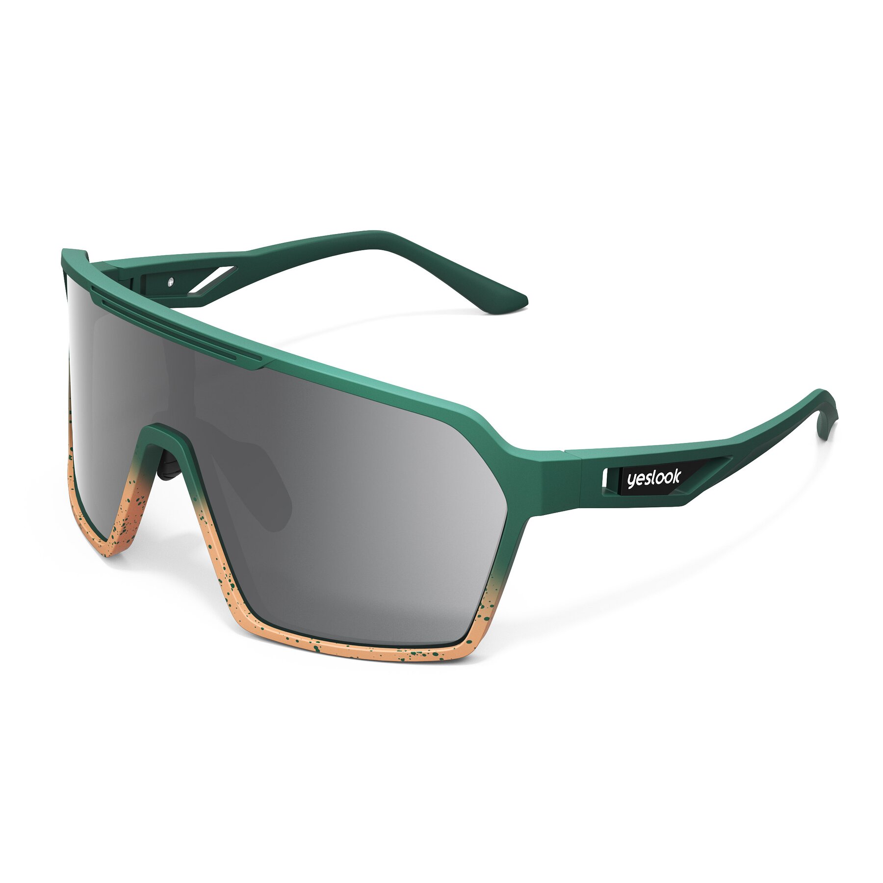 Side view of Flux XF with Polarized Mirrored Lenses
