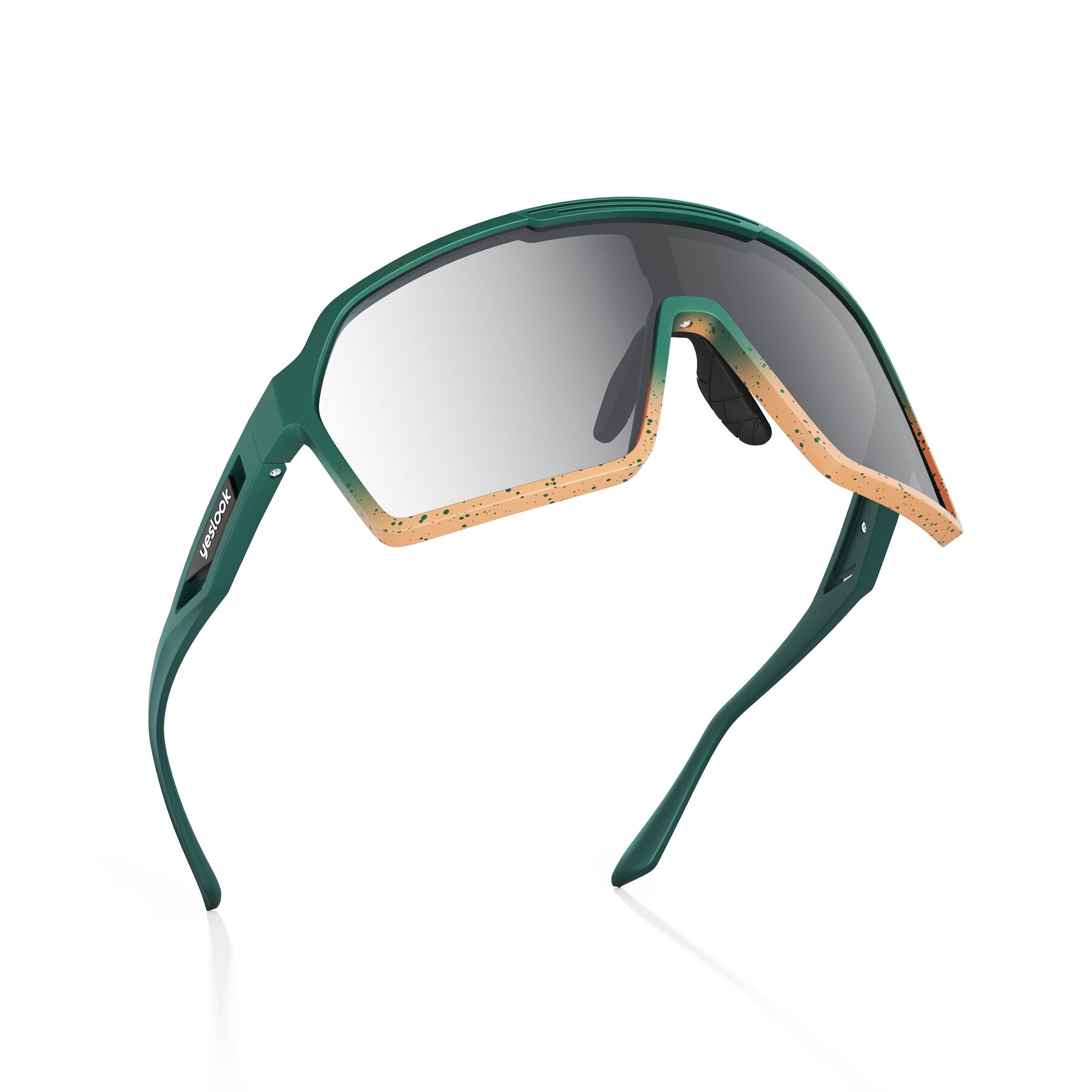 Three-quarter view of Flux XF with Polarized Mirrored Lenses