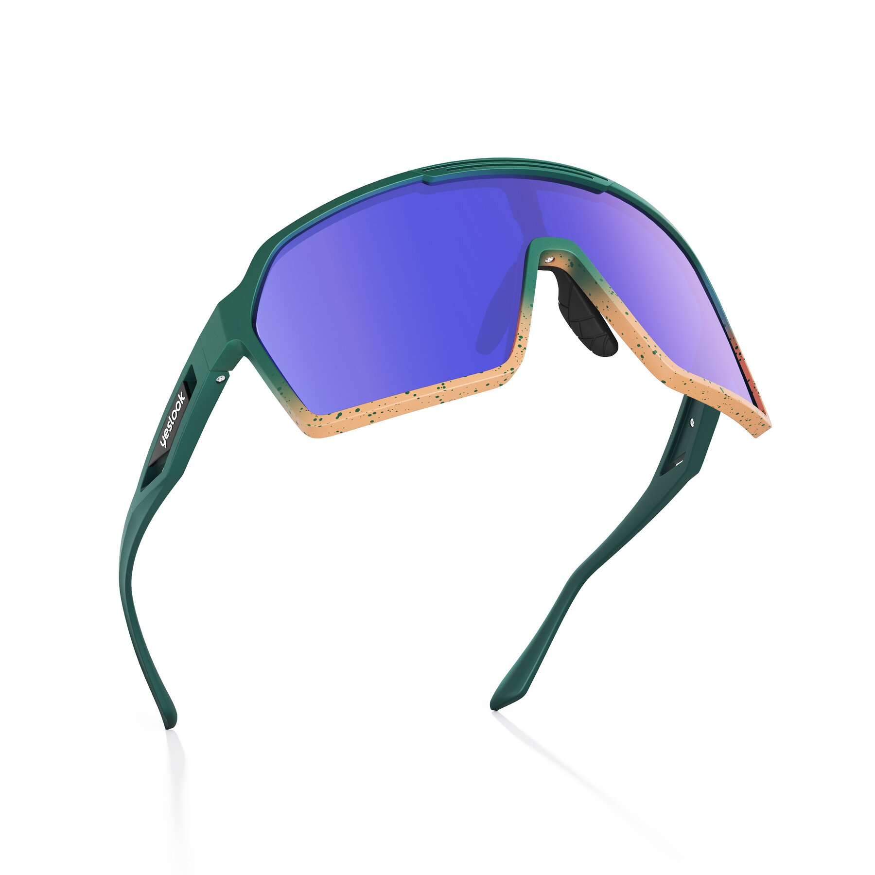 Three-quarter view of Flux XF with Polarized Mirrored Lenses