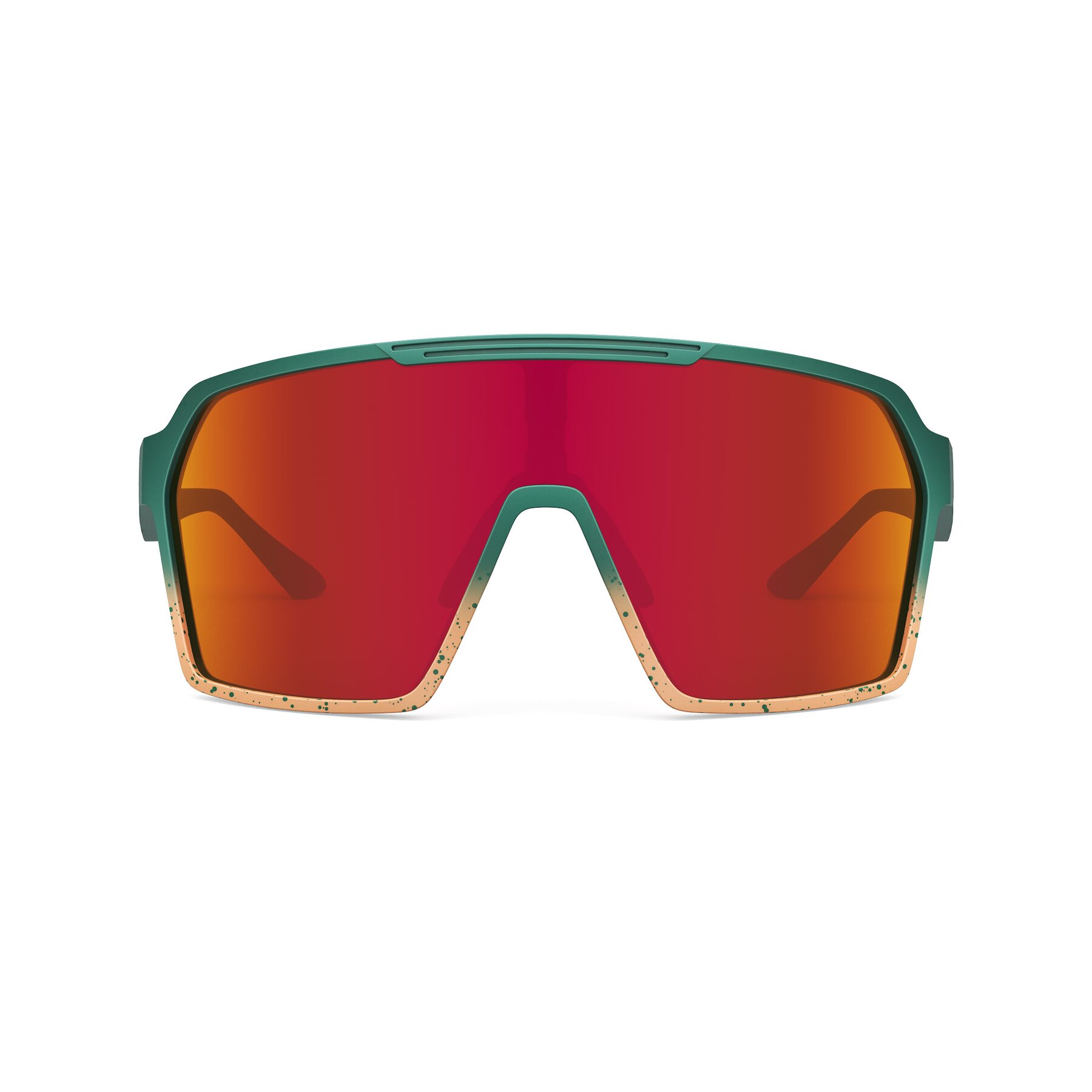 Front view of Flux XF with Polarized Mirrored Lenses