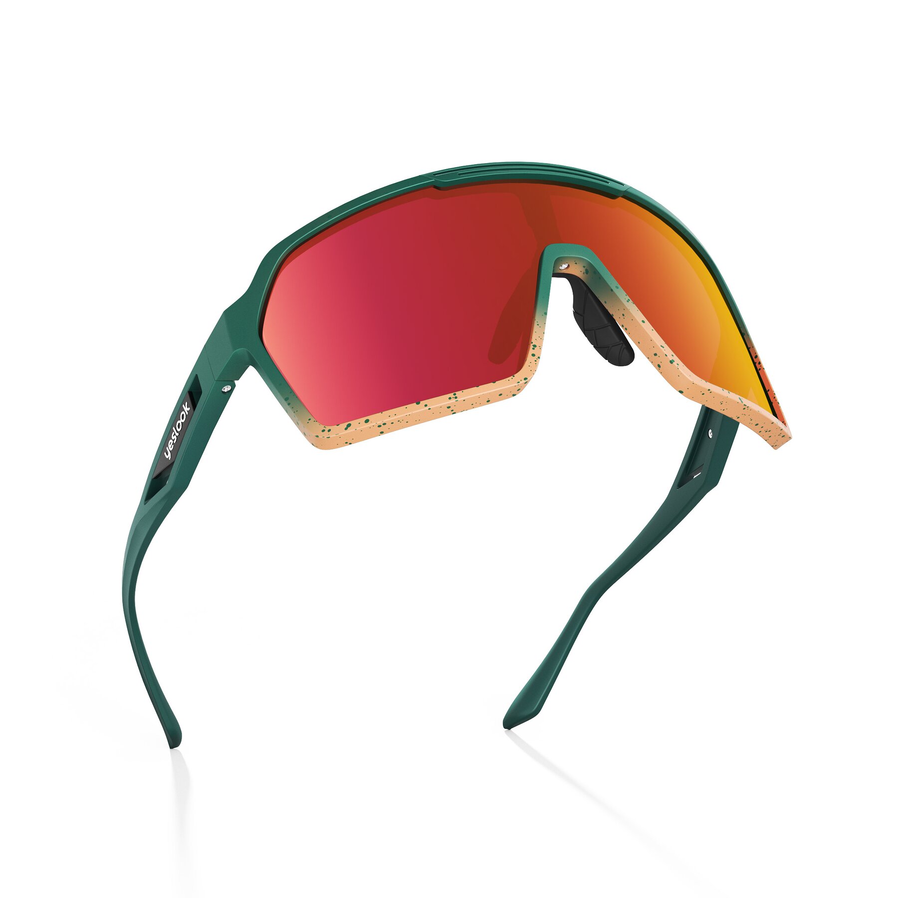 Three-quarter view of Flux XF with Polarized Mirrored Lenses