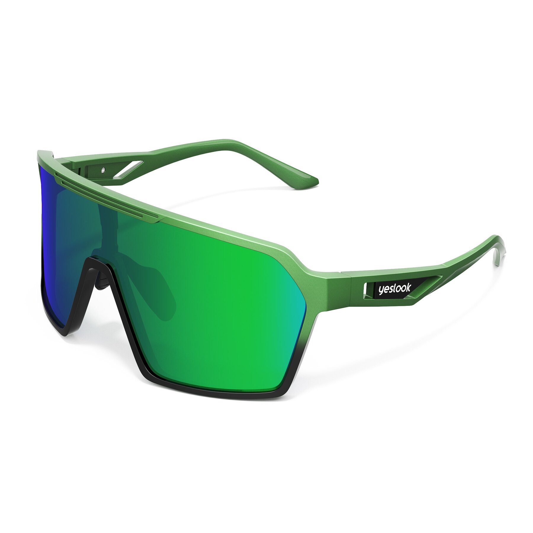 Side view of Flux XF with Standard Mirrored Lenses