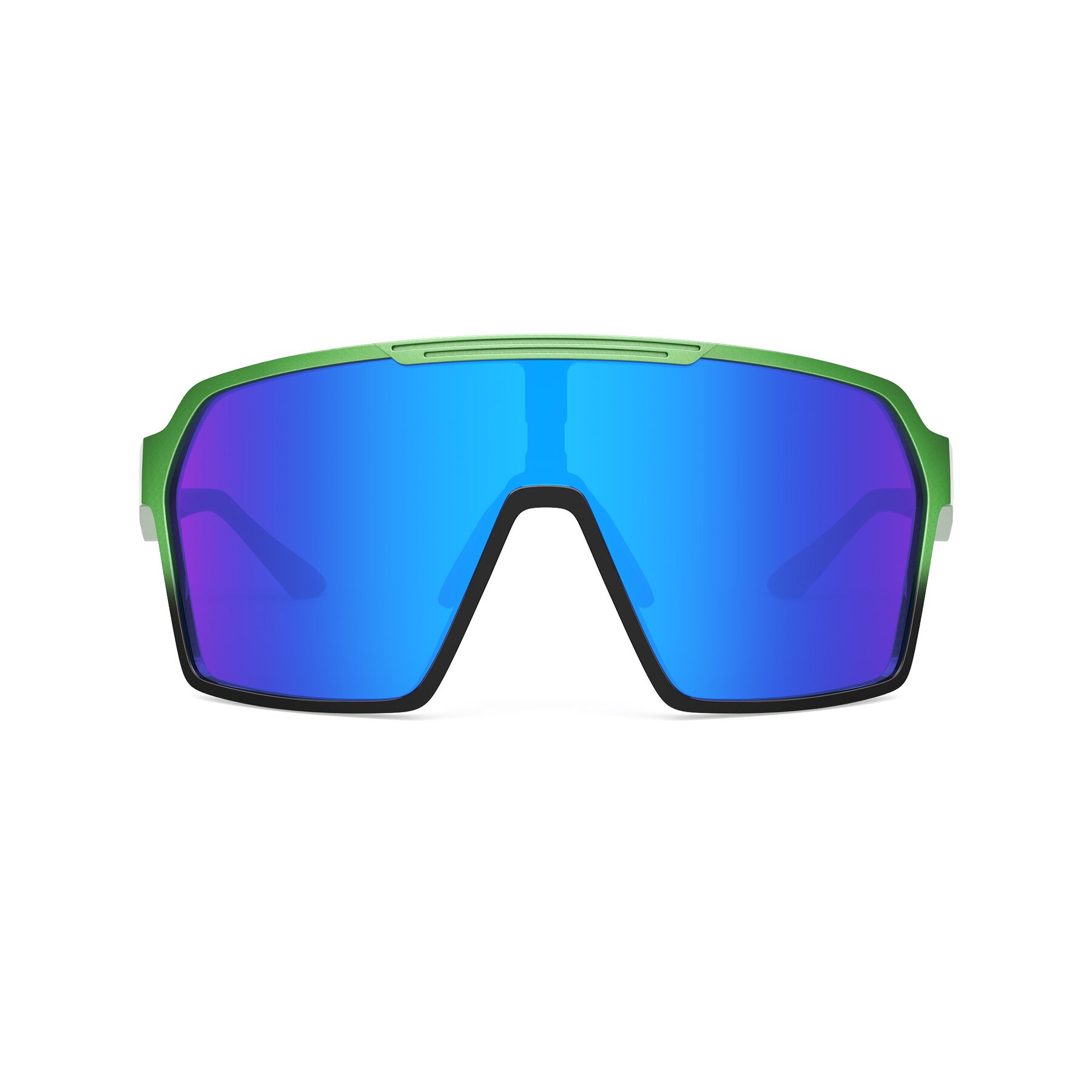 Front view of Flux XF with Standard Mirrored Lenses