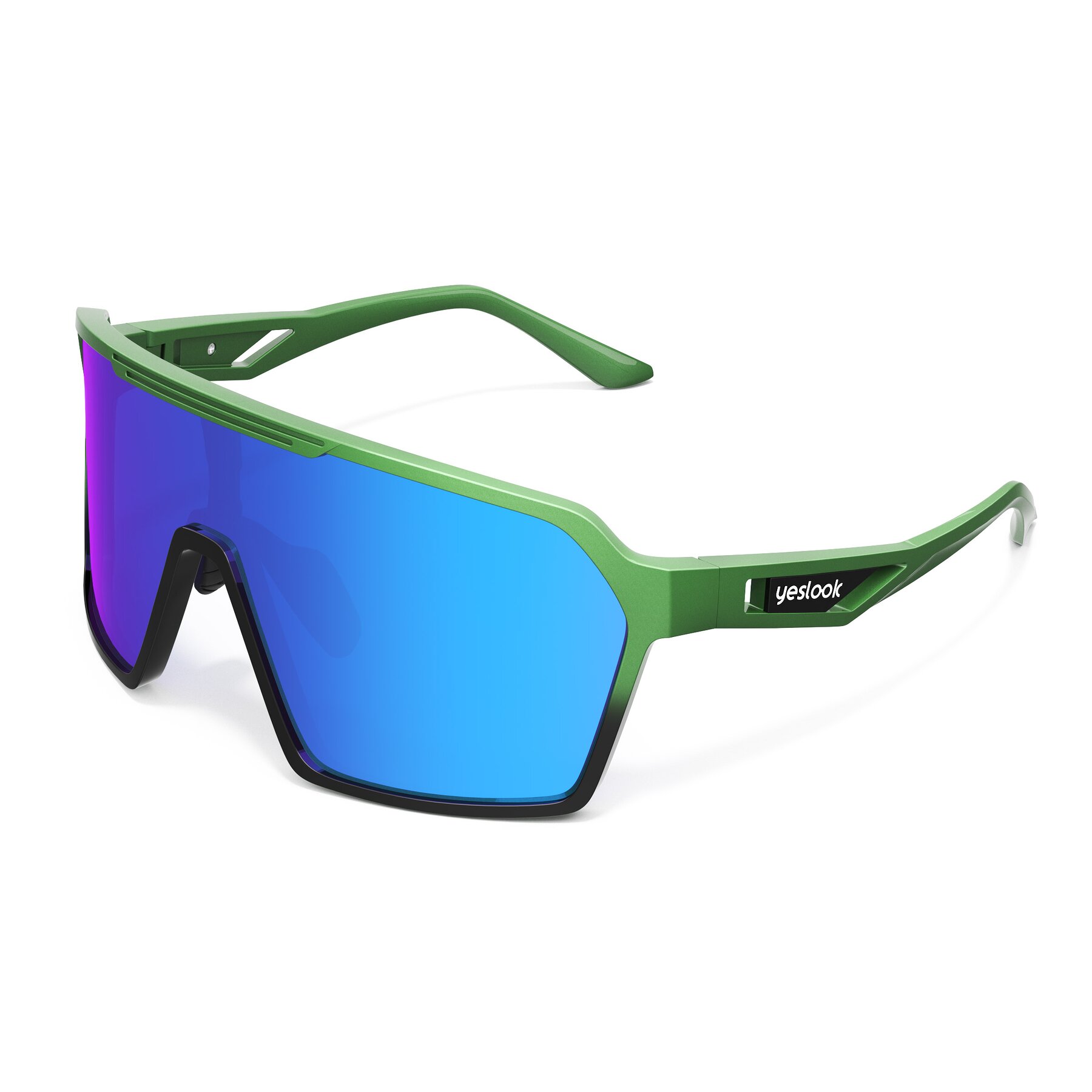 Side view of Flux XF with Standard Mirrored Lenses