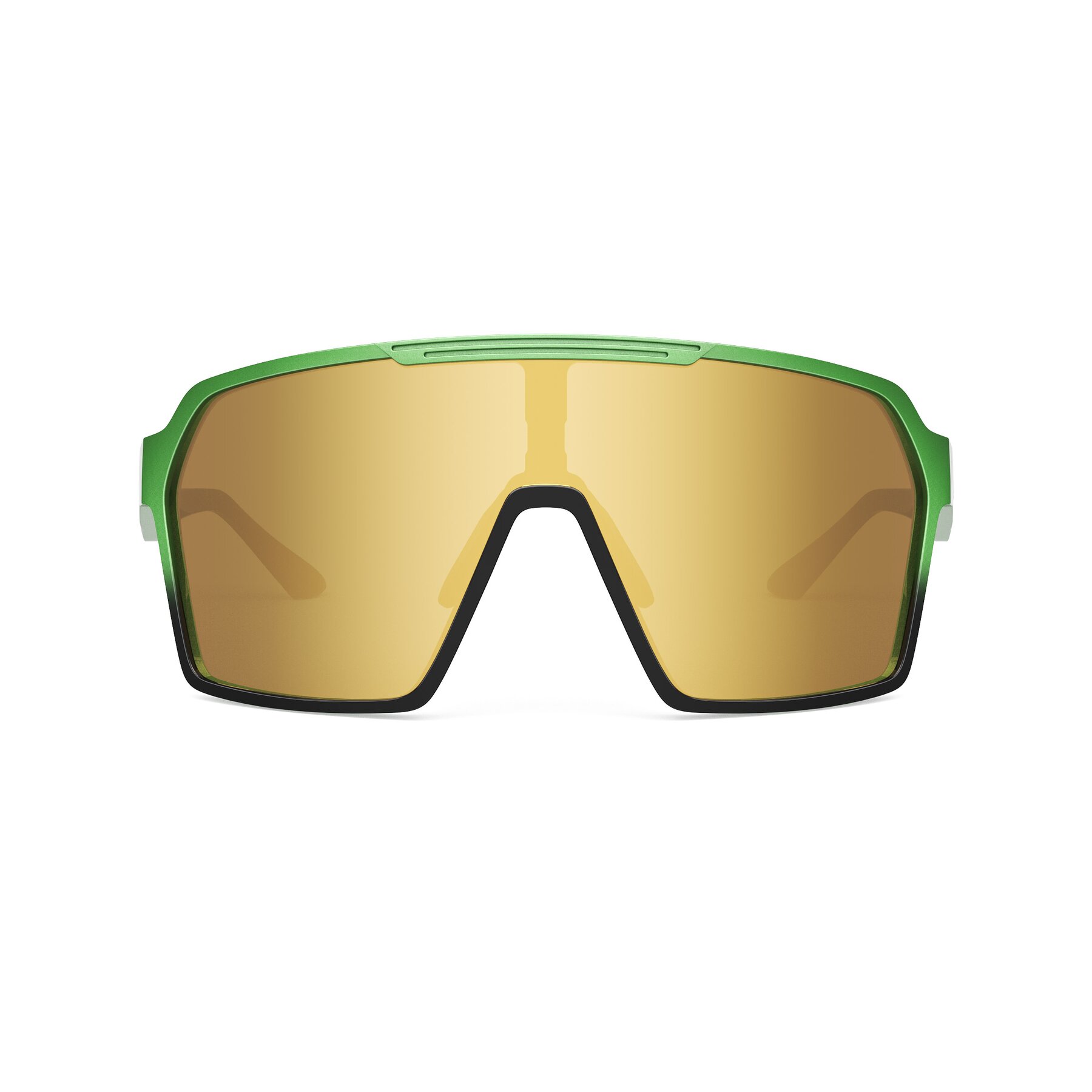 Front view of Flux XF with Standard Mirrored Lenses