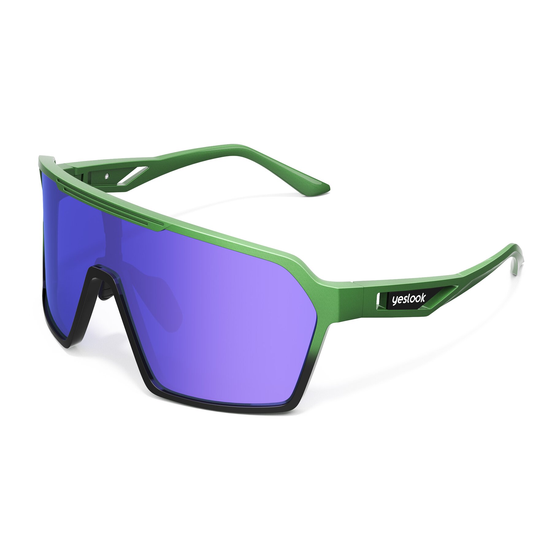 Side view of Flux XF with Standard Mirrored Lenses