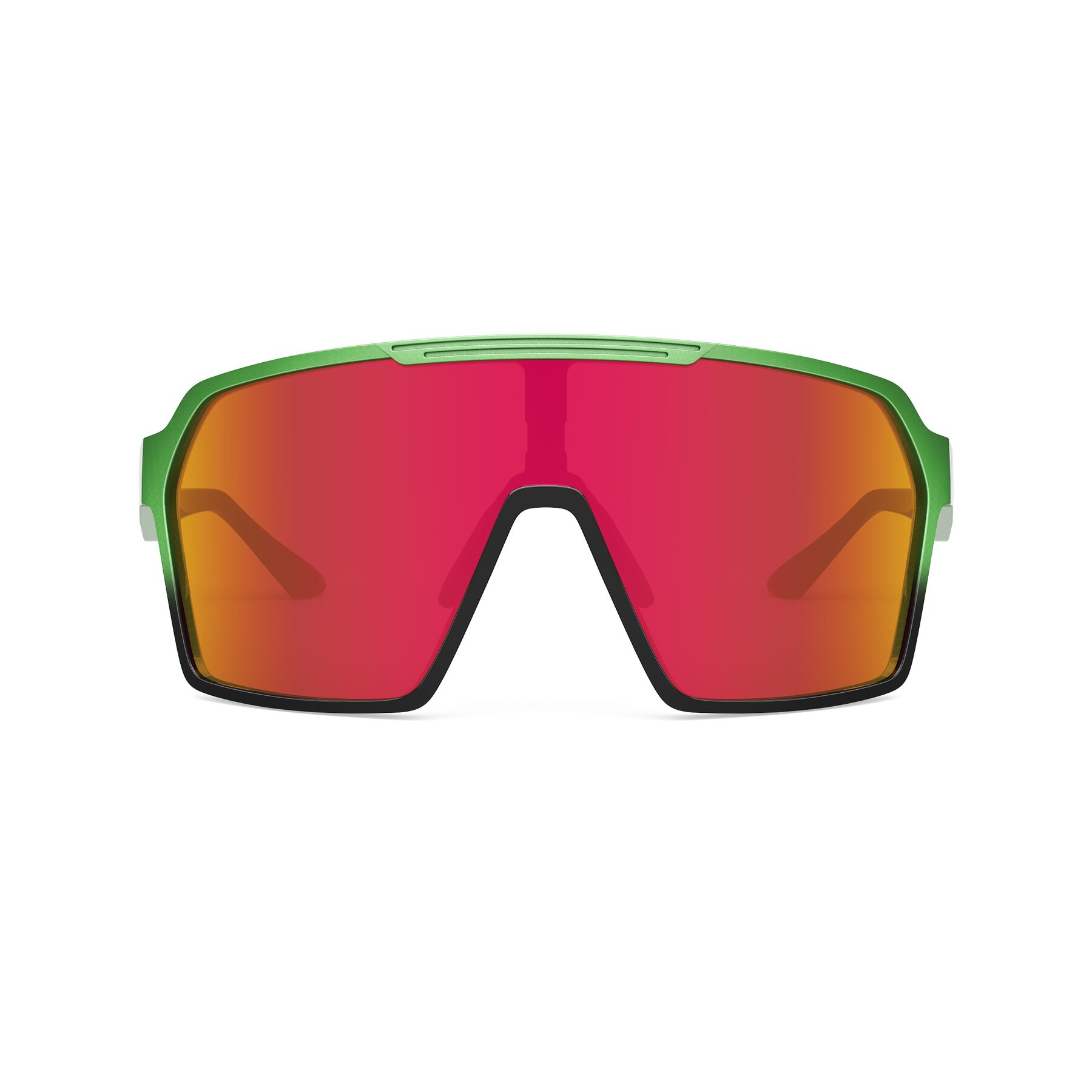 Front view of Flux XF with Standard Mirrored Lenses